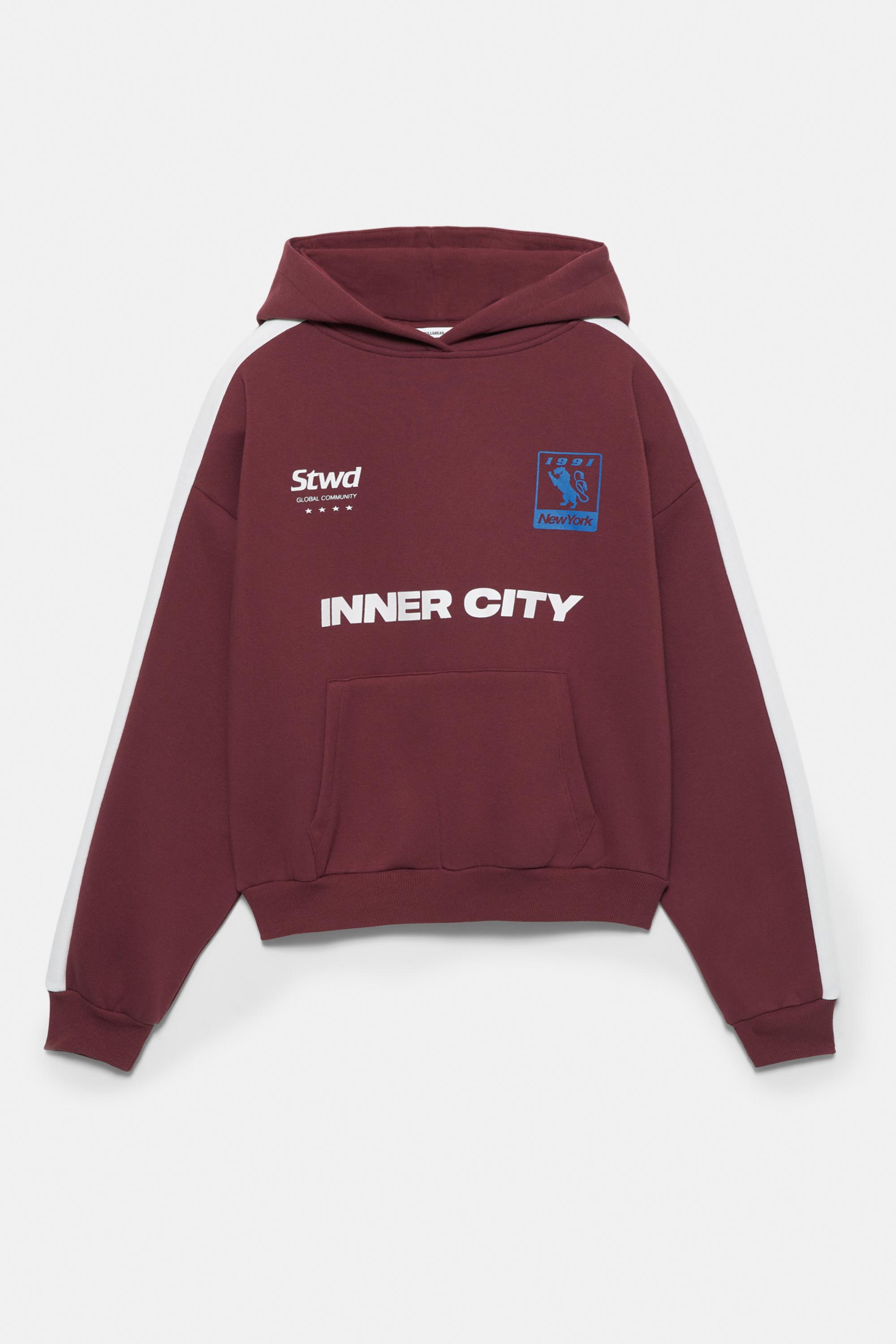 STWD Inner City kapüşonlu sweatshirt