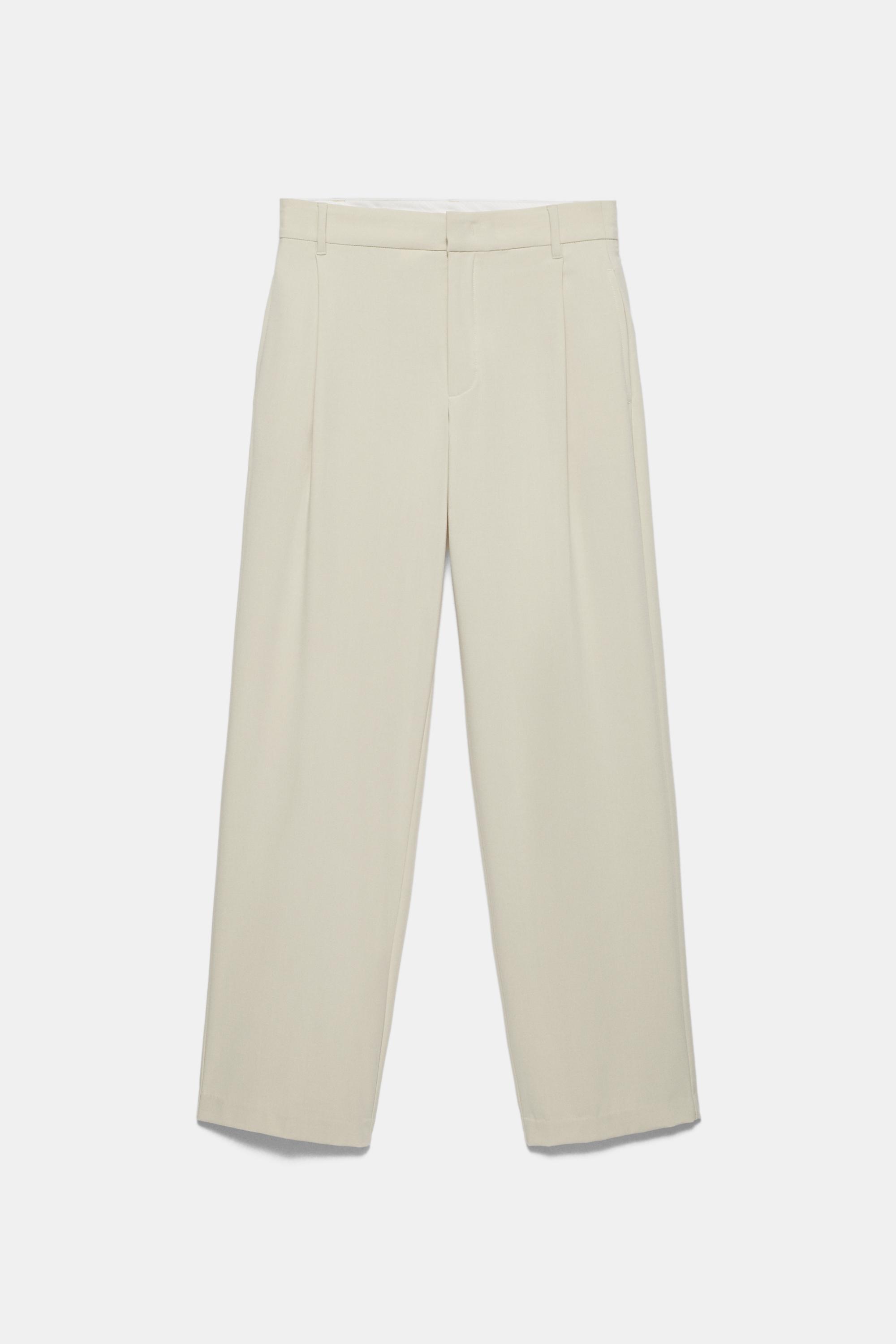 Darted smart trousers — Vanilla