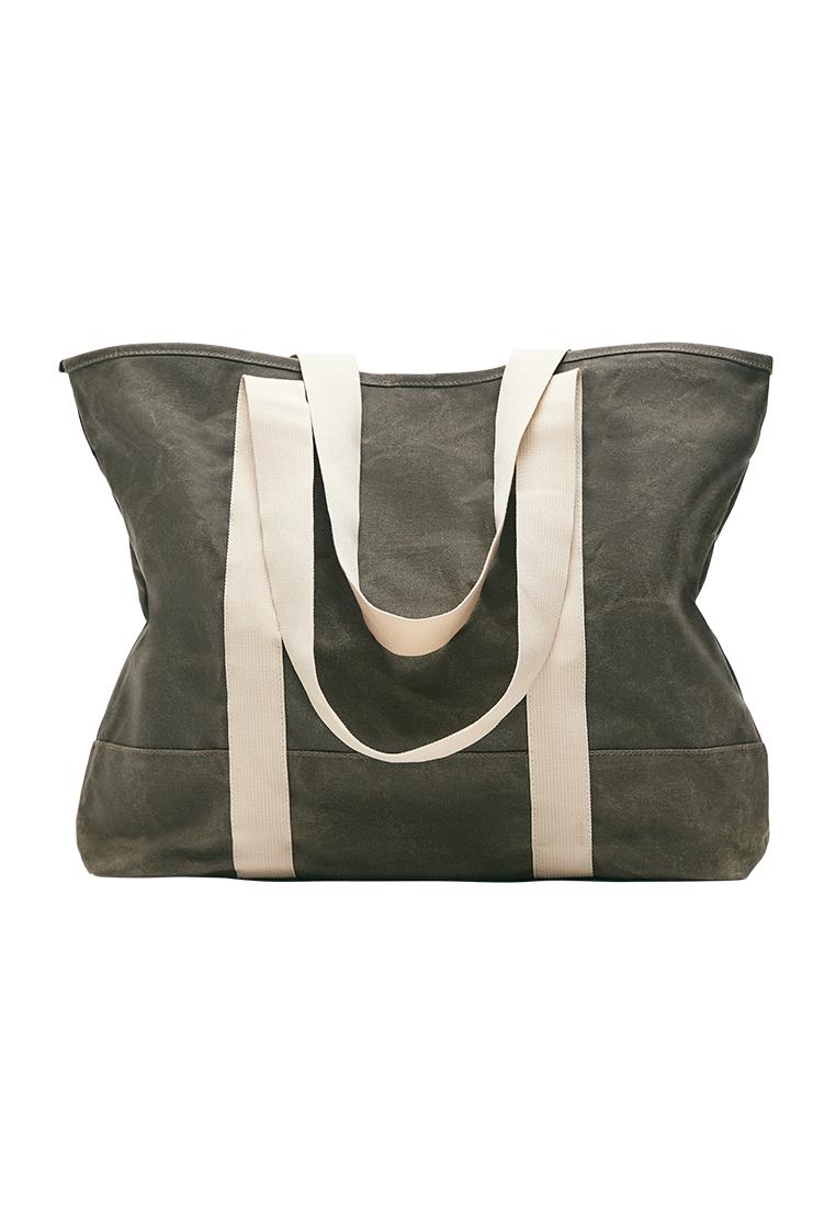 STWD eskitme görünümlü tote çanta - Görsel 49