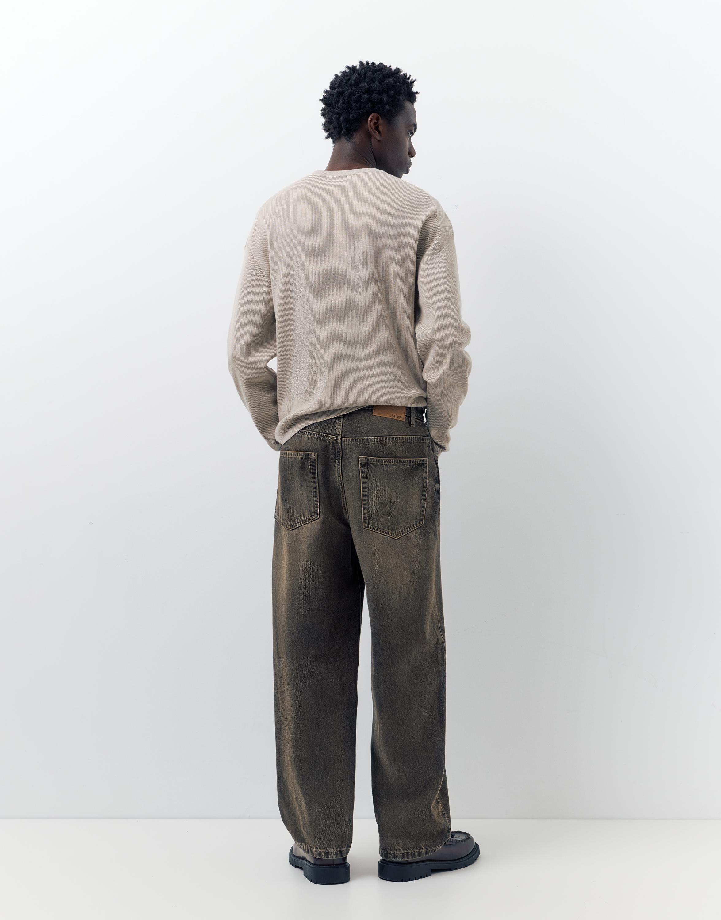 Baggy jeans — Black/Gold