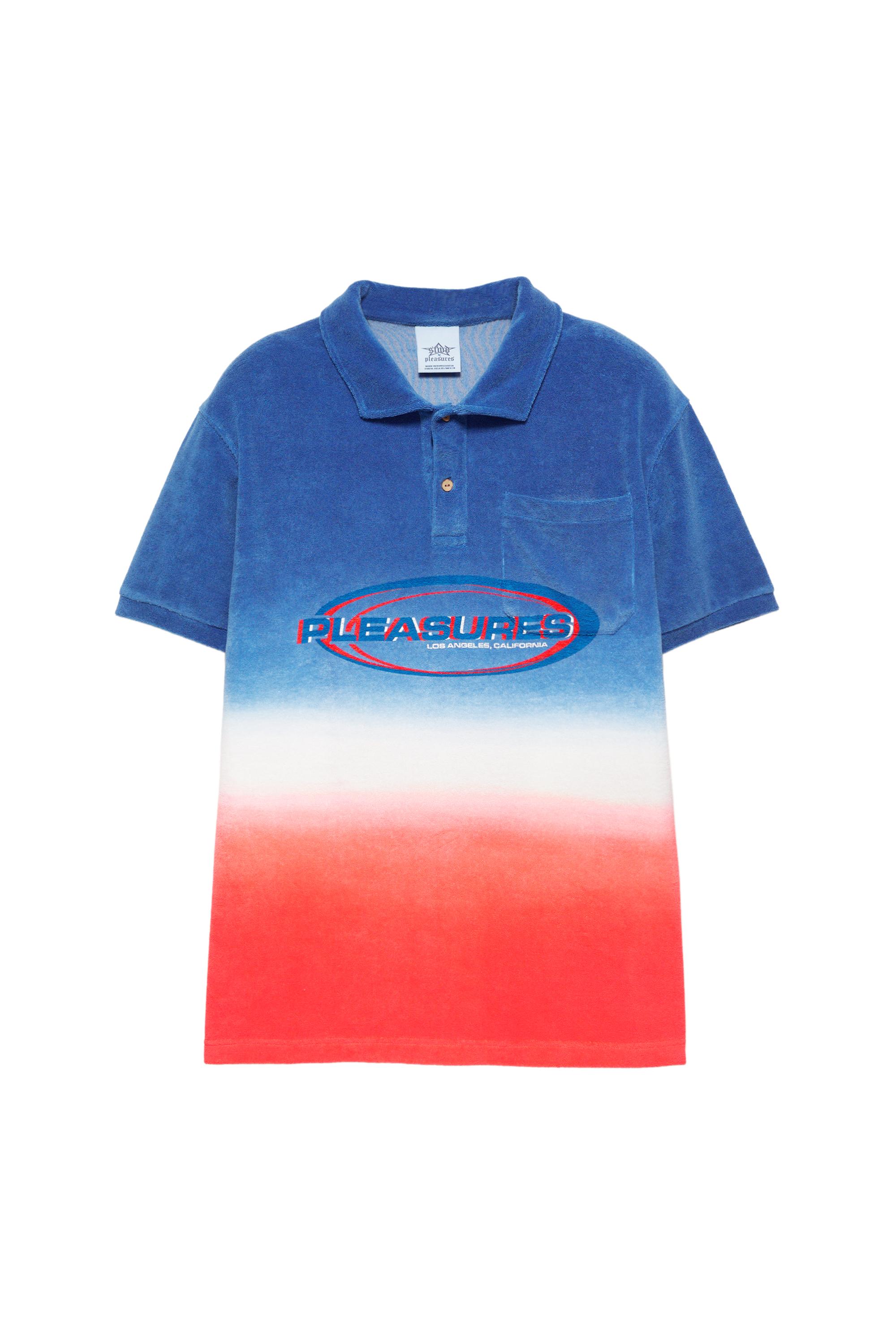 Polo Pleasures x STWD degradado