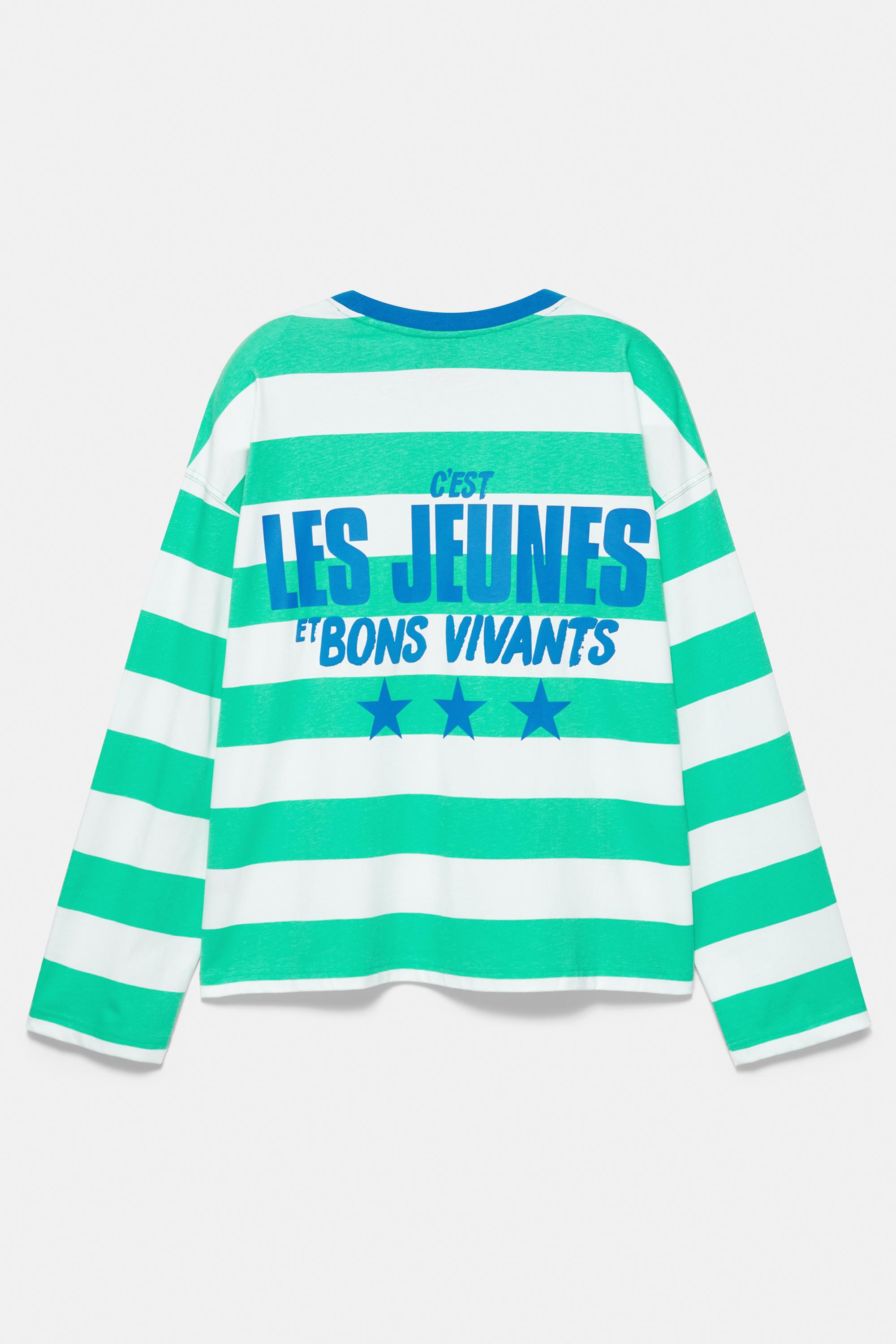 STWD striped T-shirt — Green