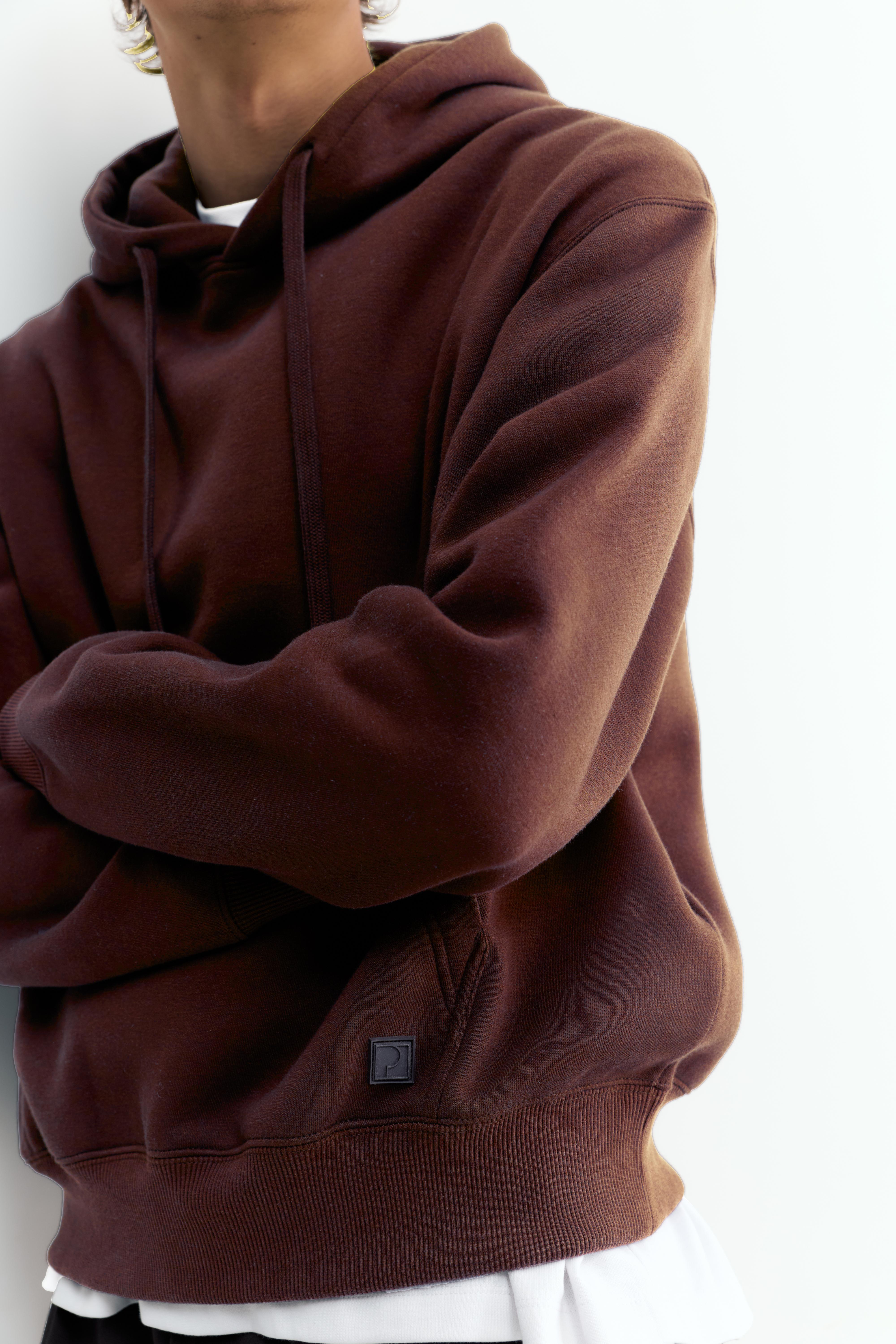 Basic hoodie — Chocolate