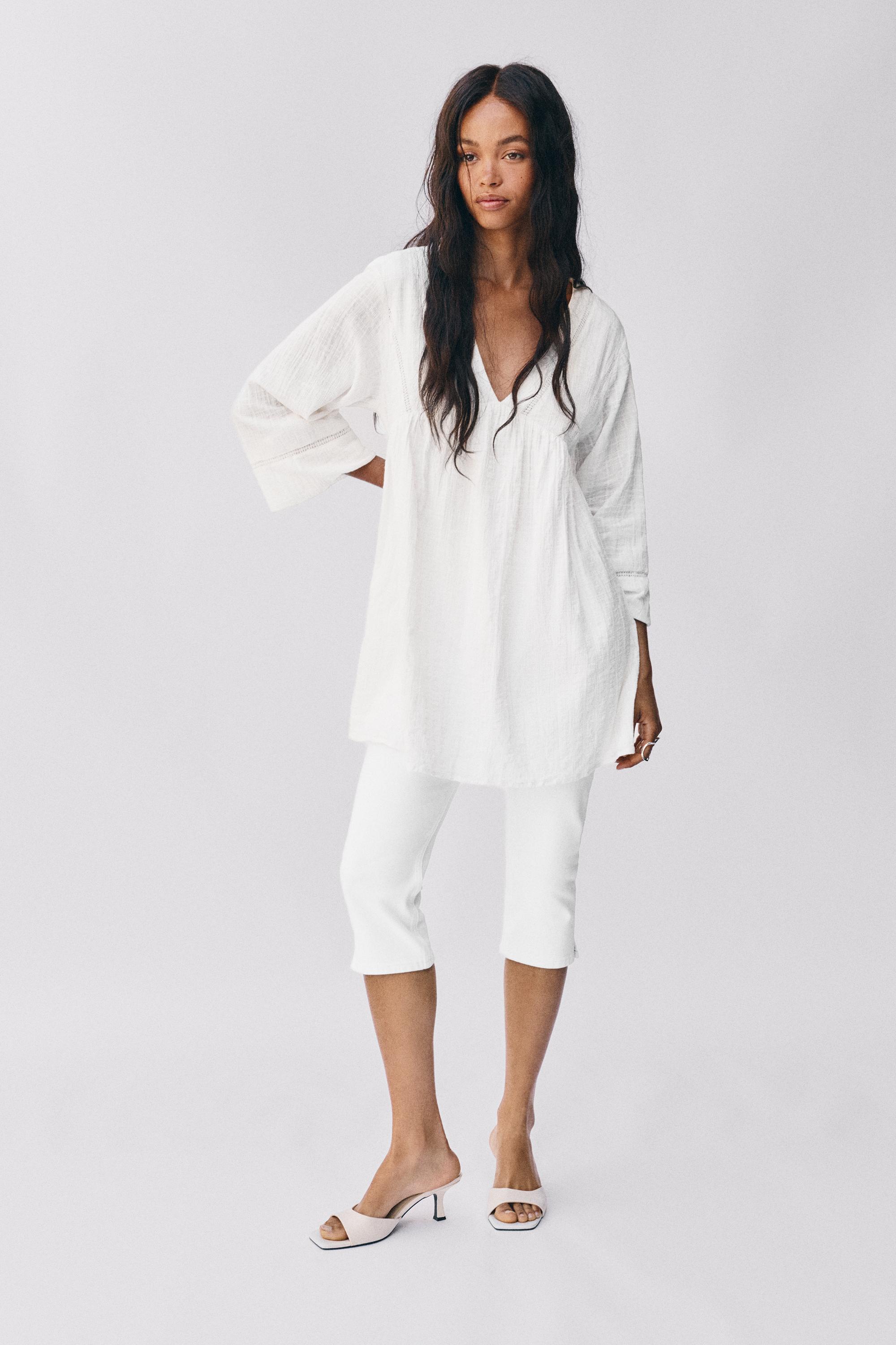 Short white dress — White