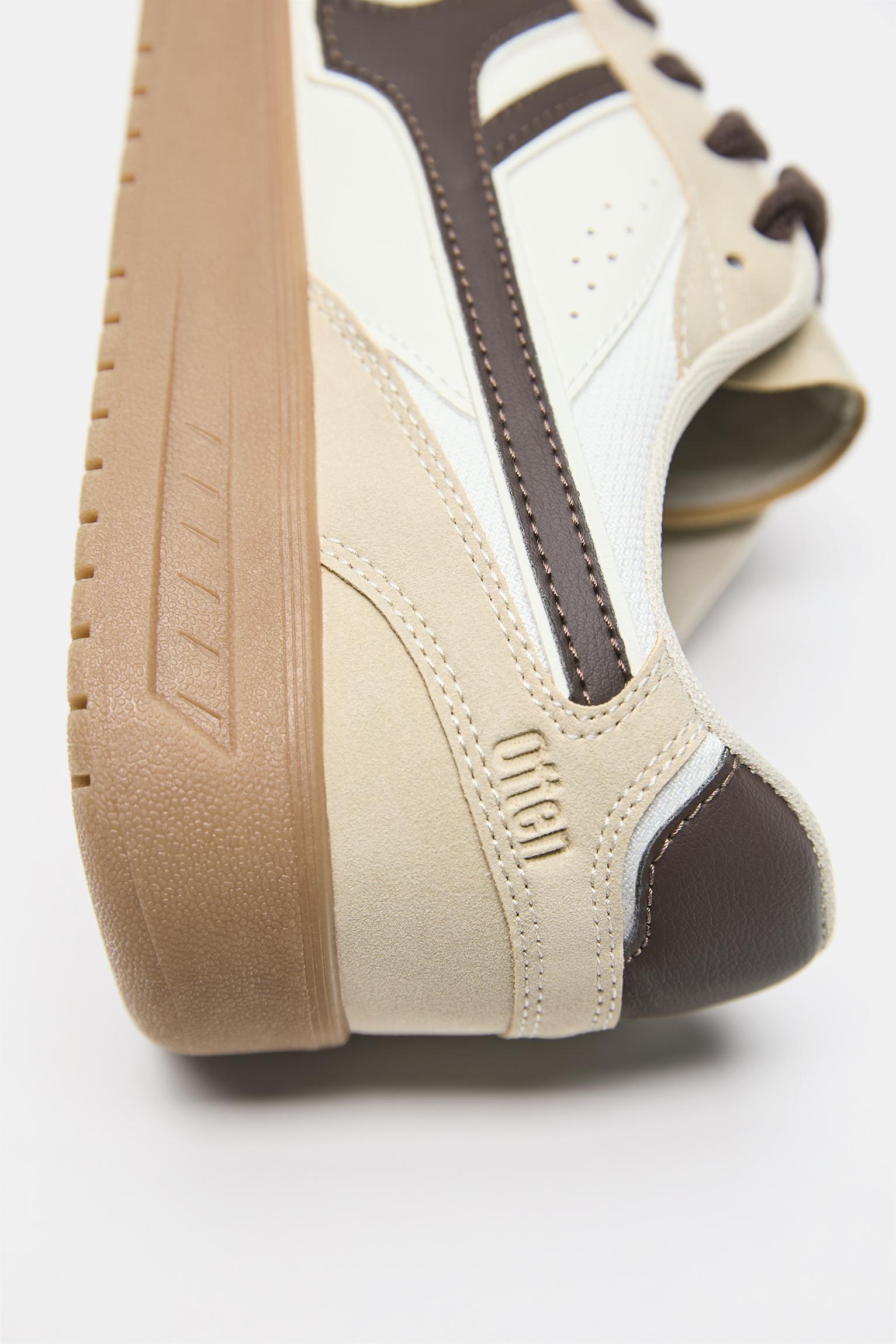 Retro trainers — Ecru