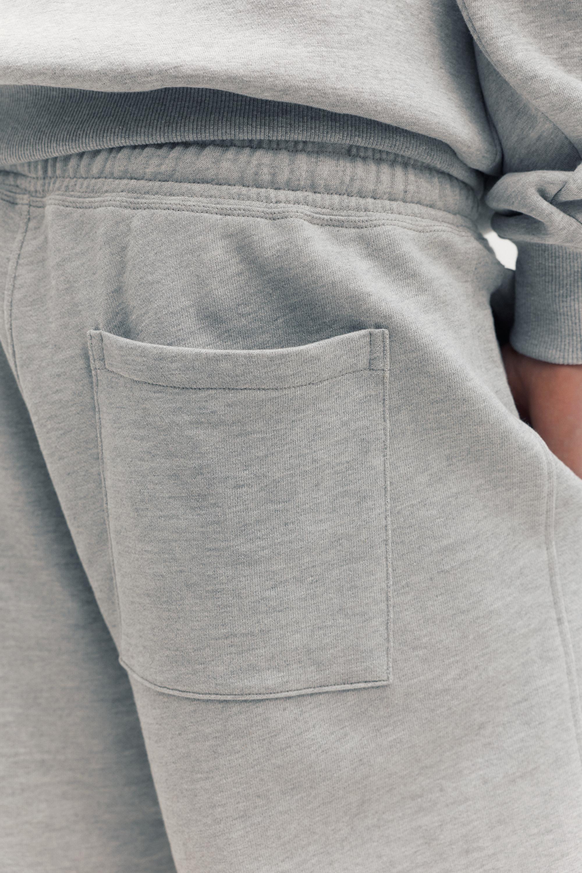 STWD jogger Bermuda shorts — Grey marl