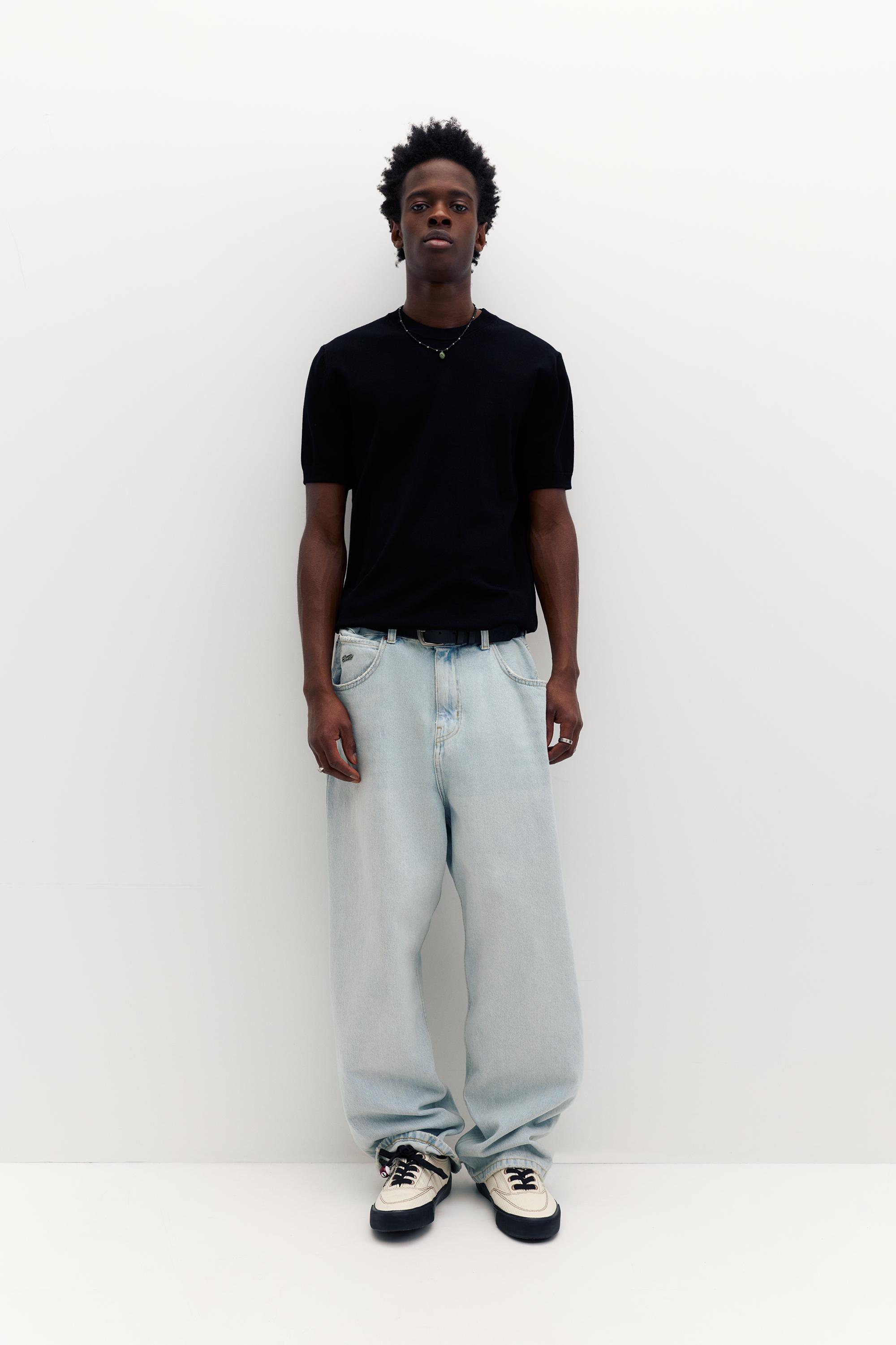 Short sleeve jumper — Black