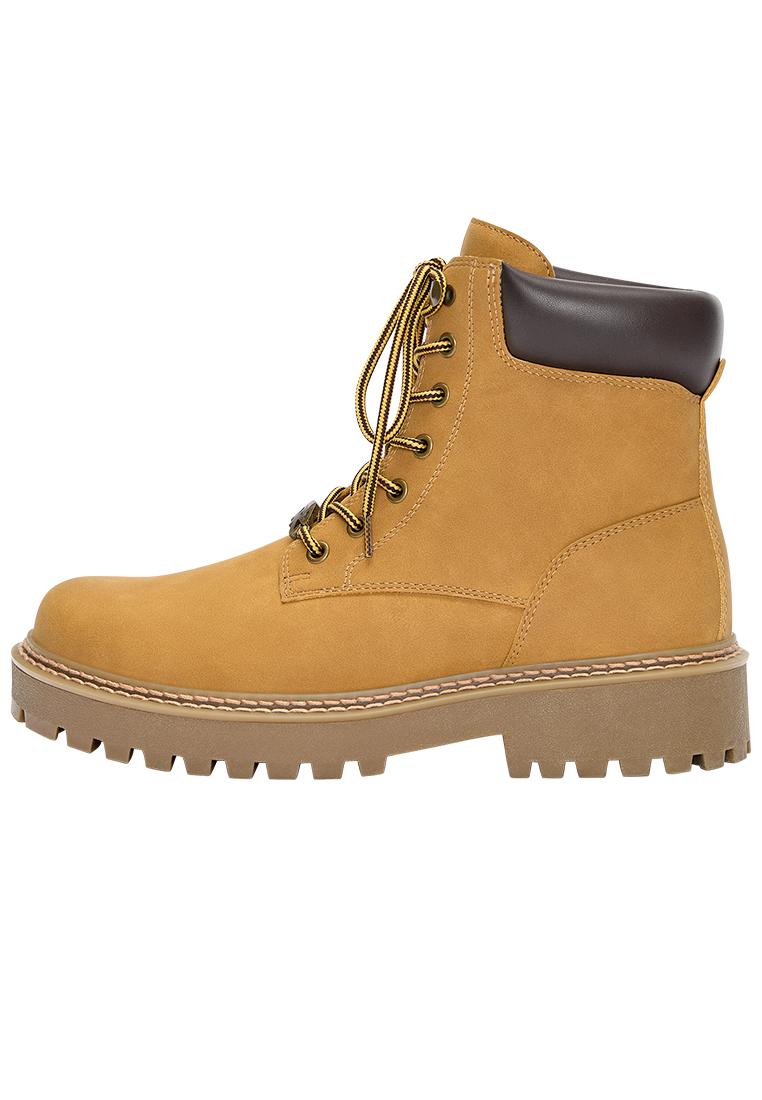 STWD lace-up boots — Mustard