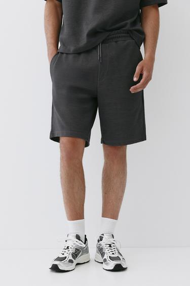 Relaxed fit Bermuda shorts — Anthracite grey 5