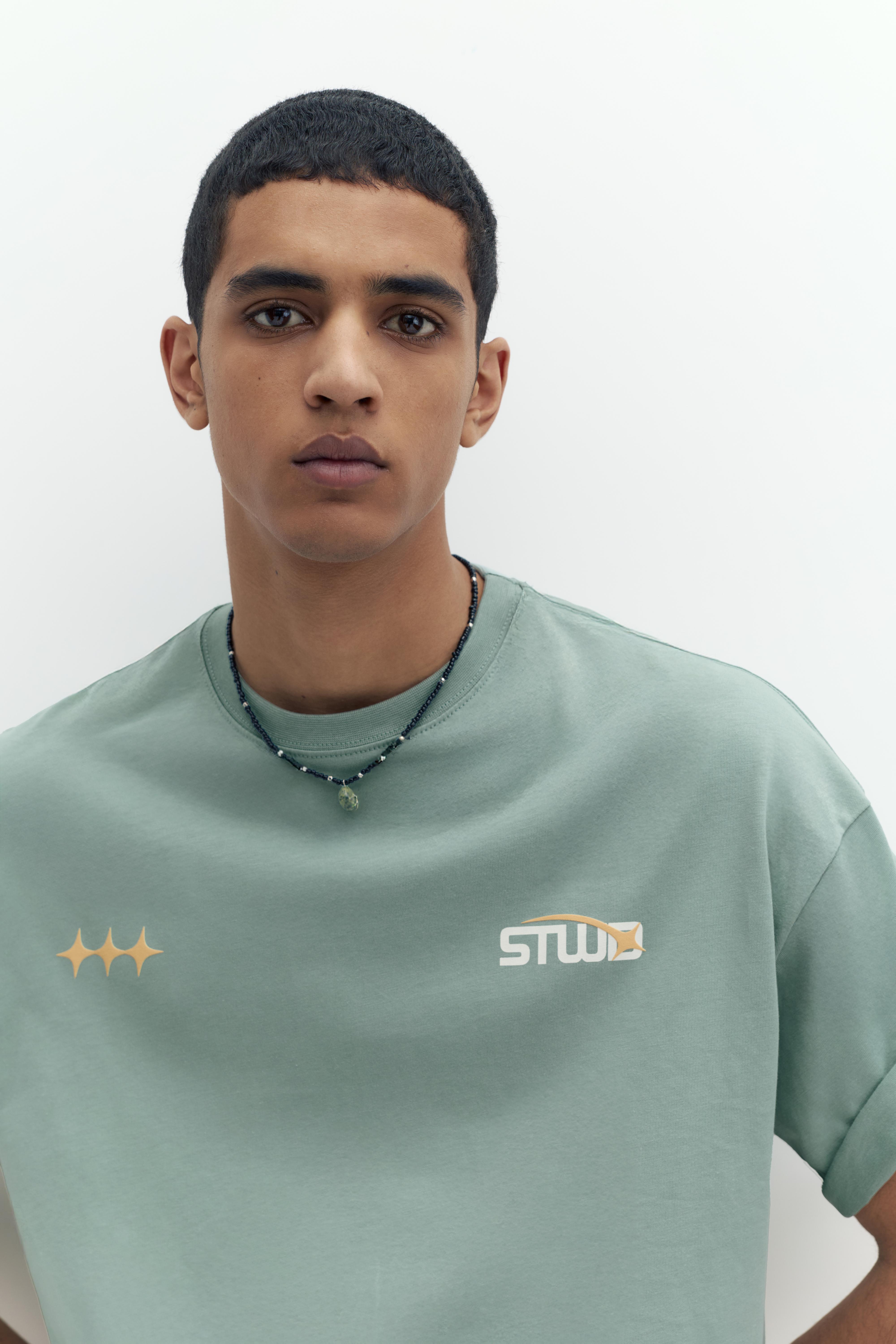 Yıldız baskılı STWD t-shirt - Görsel 15