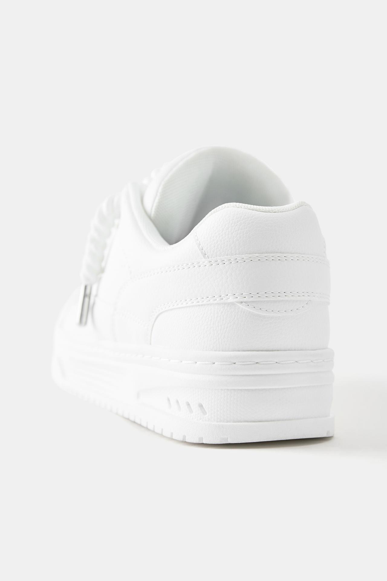 STWD lace-up trainers — White