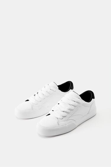 Casual stitched trainers — White 3