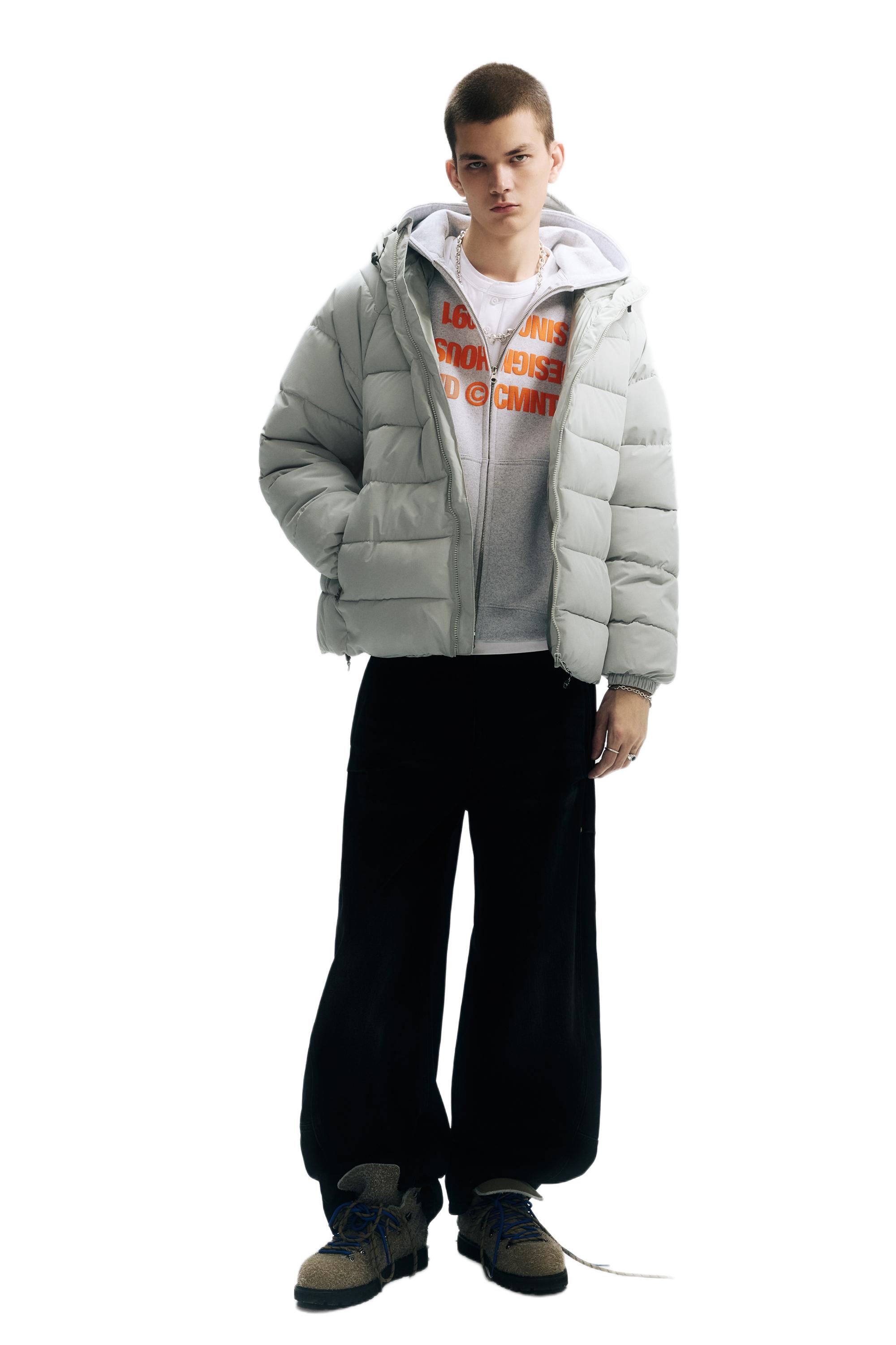 Kapüşonlu şişme STWD mont - Görsel 16