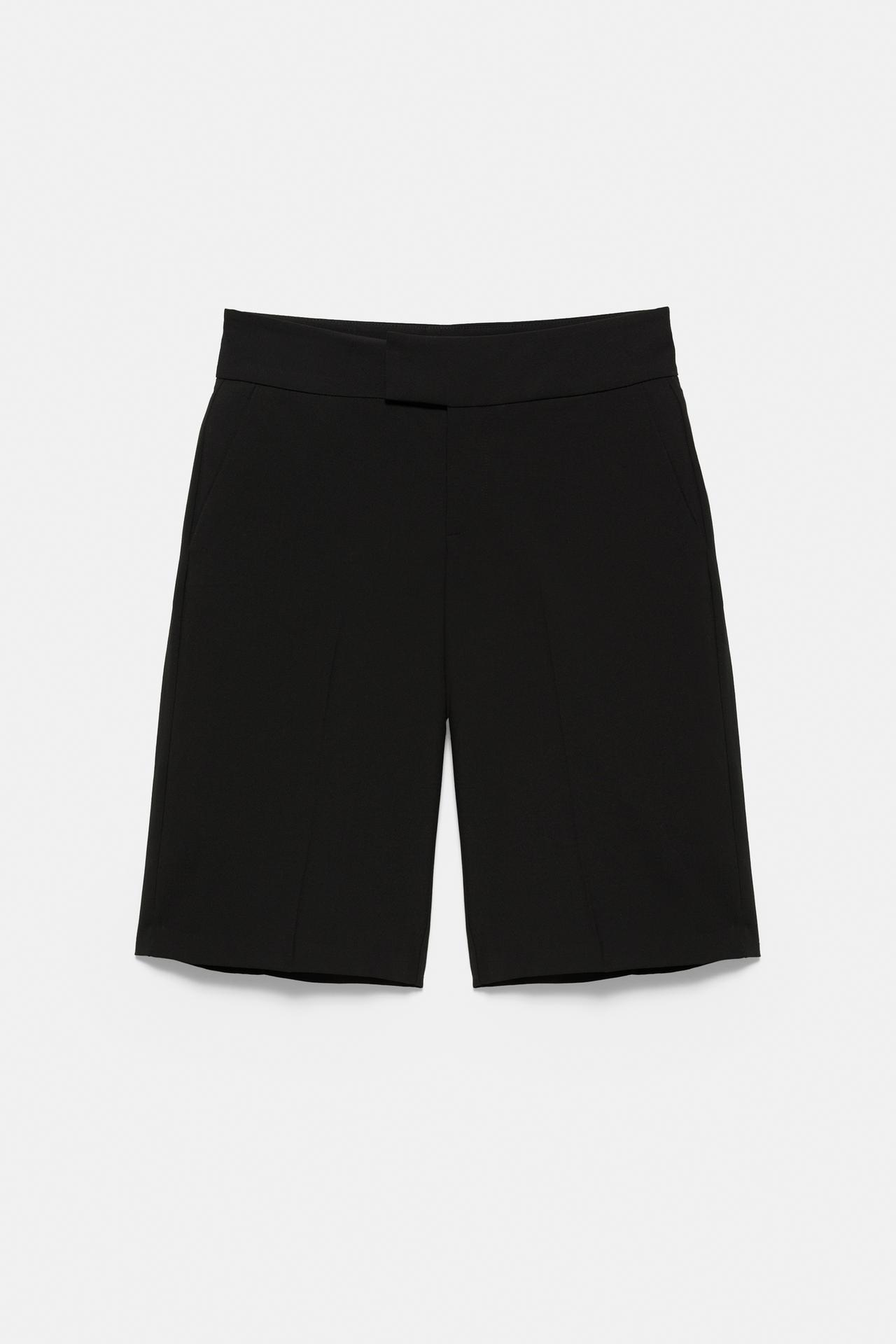 Tailored Bermuda shorts — Black