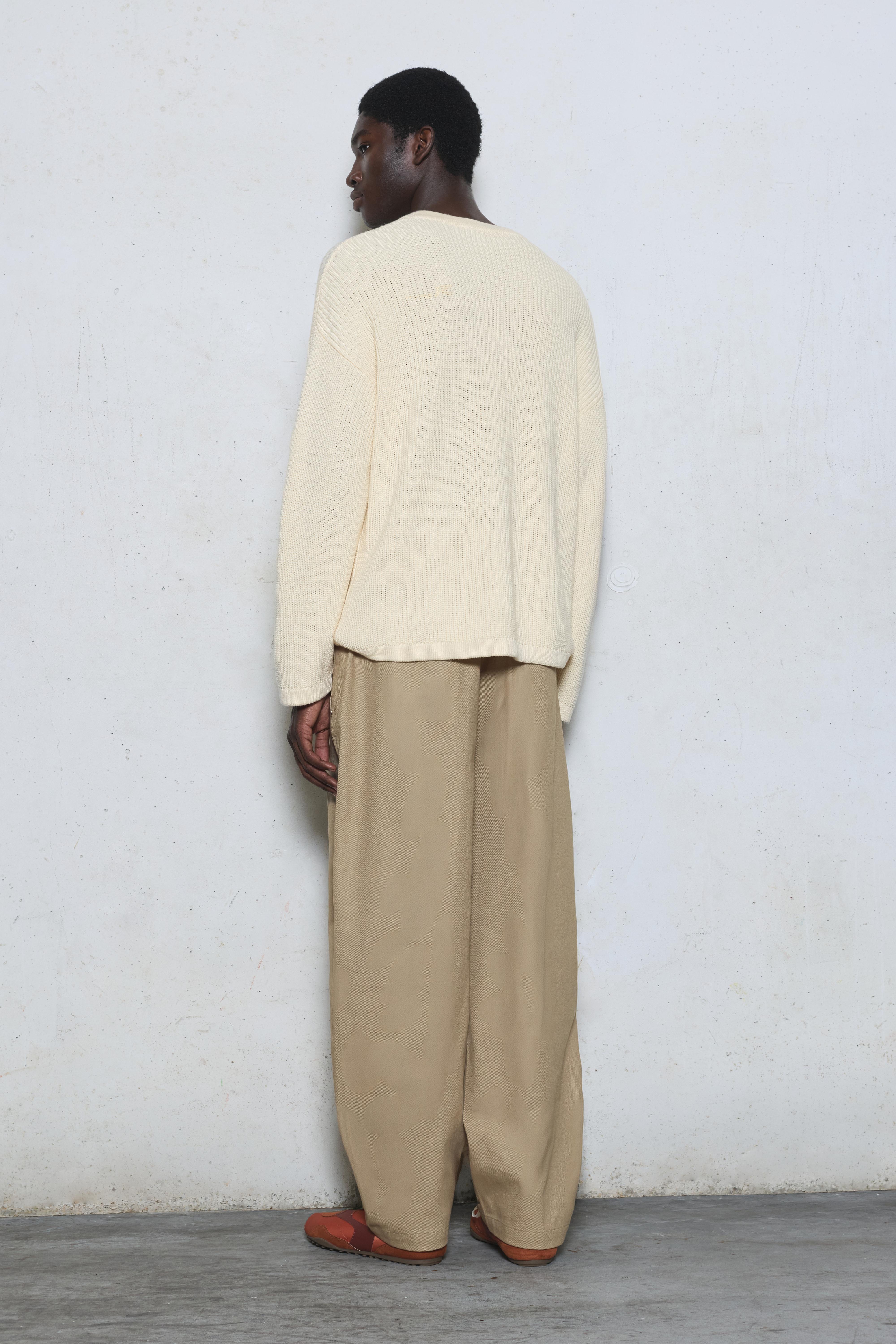 Barrel leg trousers — Ocher