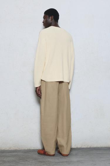 Barrel leg trousers — Ocher 3