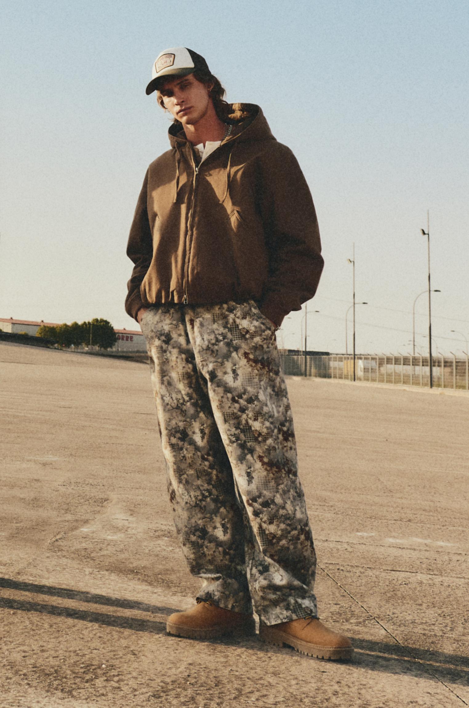 Cargo Pants Camisa Militar Hombre Pull And Bear Pantalón Cargo