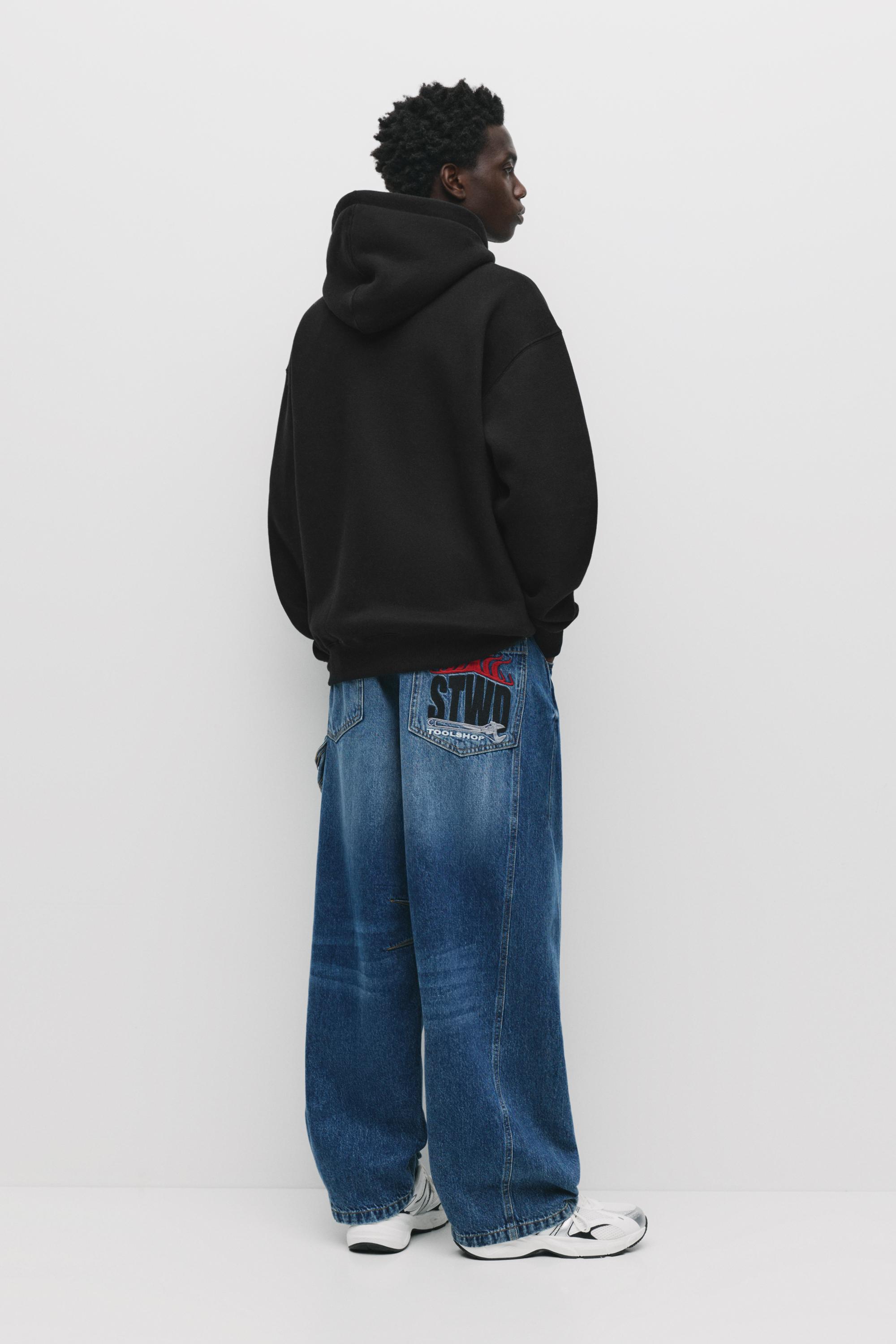 Basic kapüşonlu sweatshirt - Görsel 108