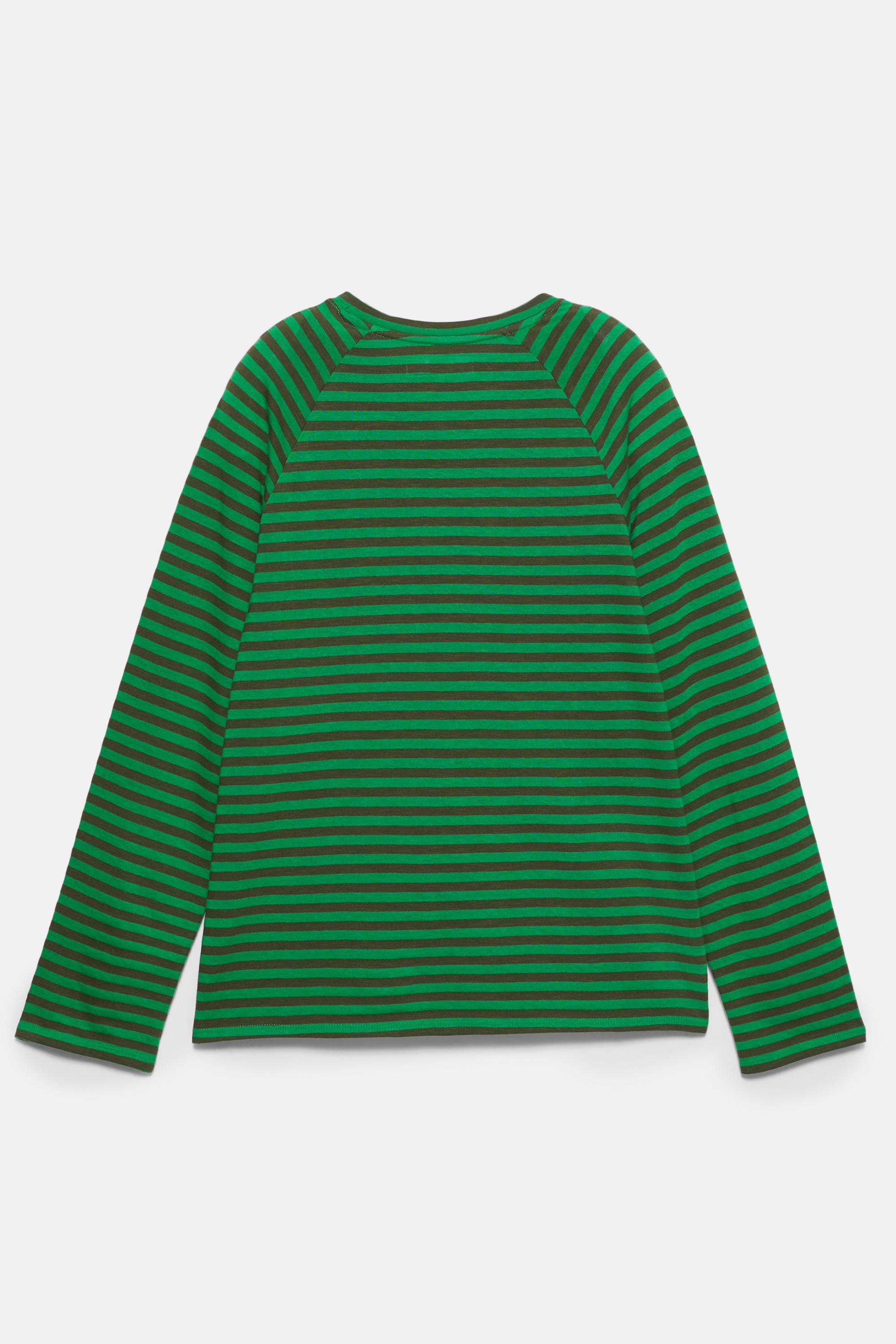 Uzun kollu çizgili tişört - Görsel 2