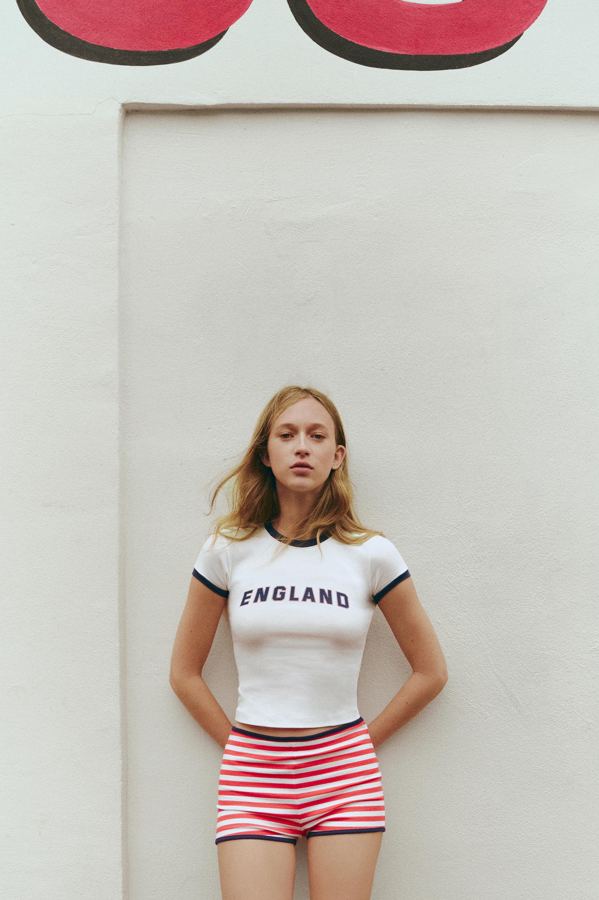 T-Shirt Slim Gráfico England