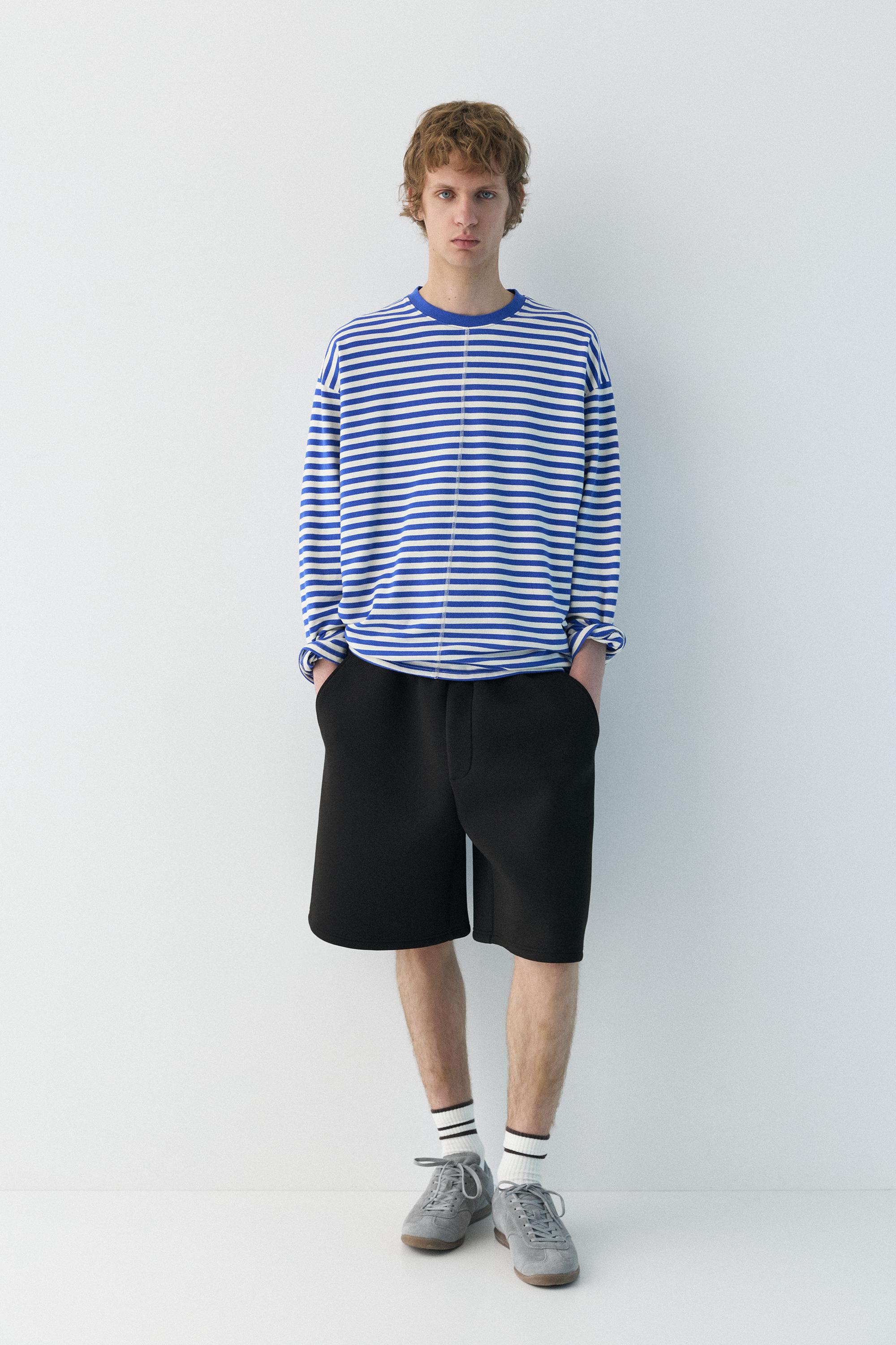 Neopren görünümlü jogger şort - Görsel 34