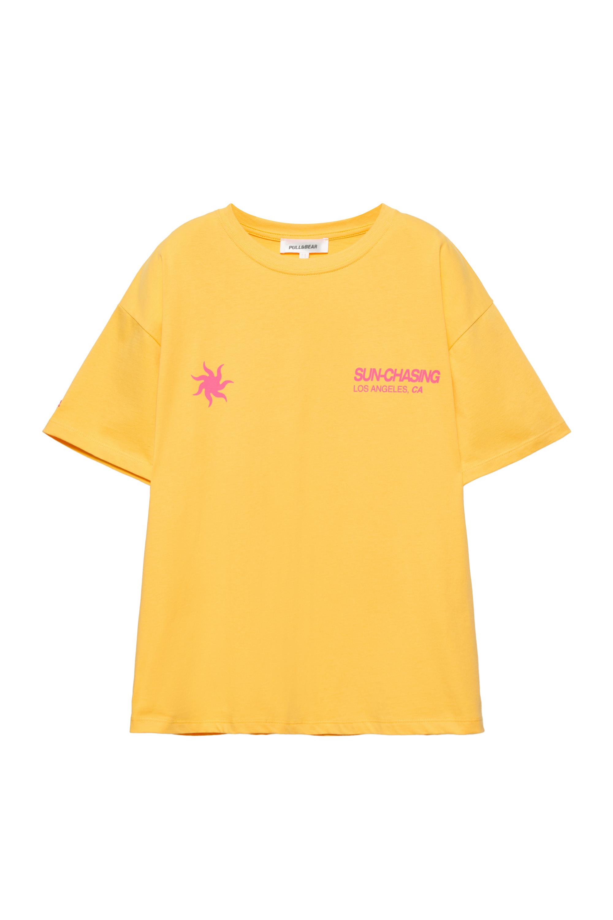 Güneş grafik baskılı t-shirt - Görsel 5