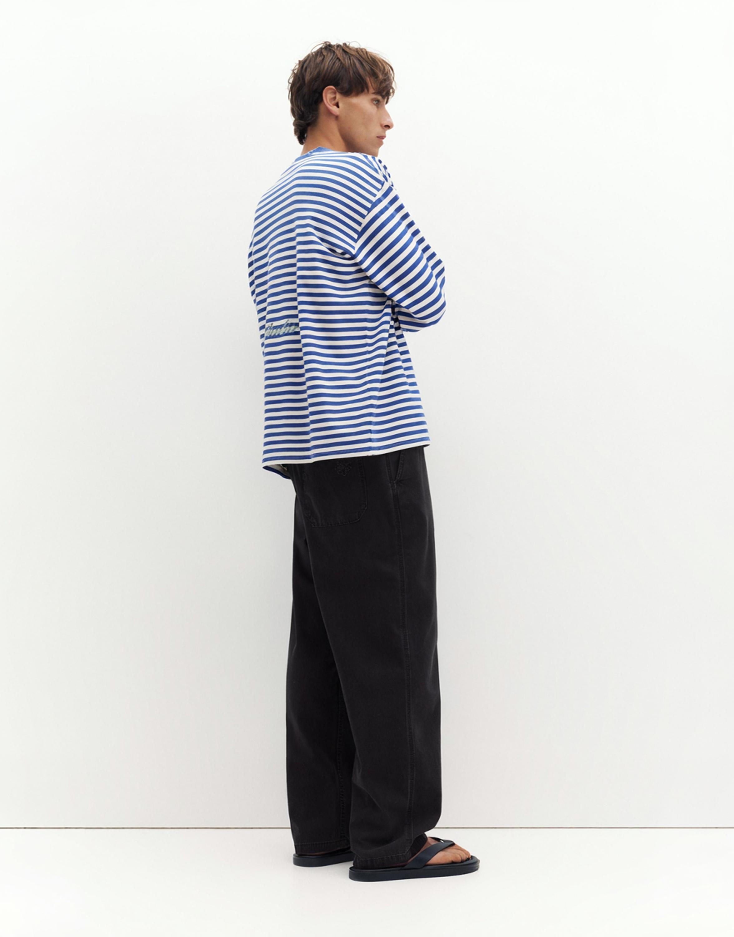 Denim joggers — Faded black