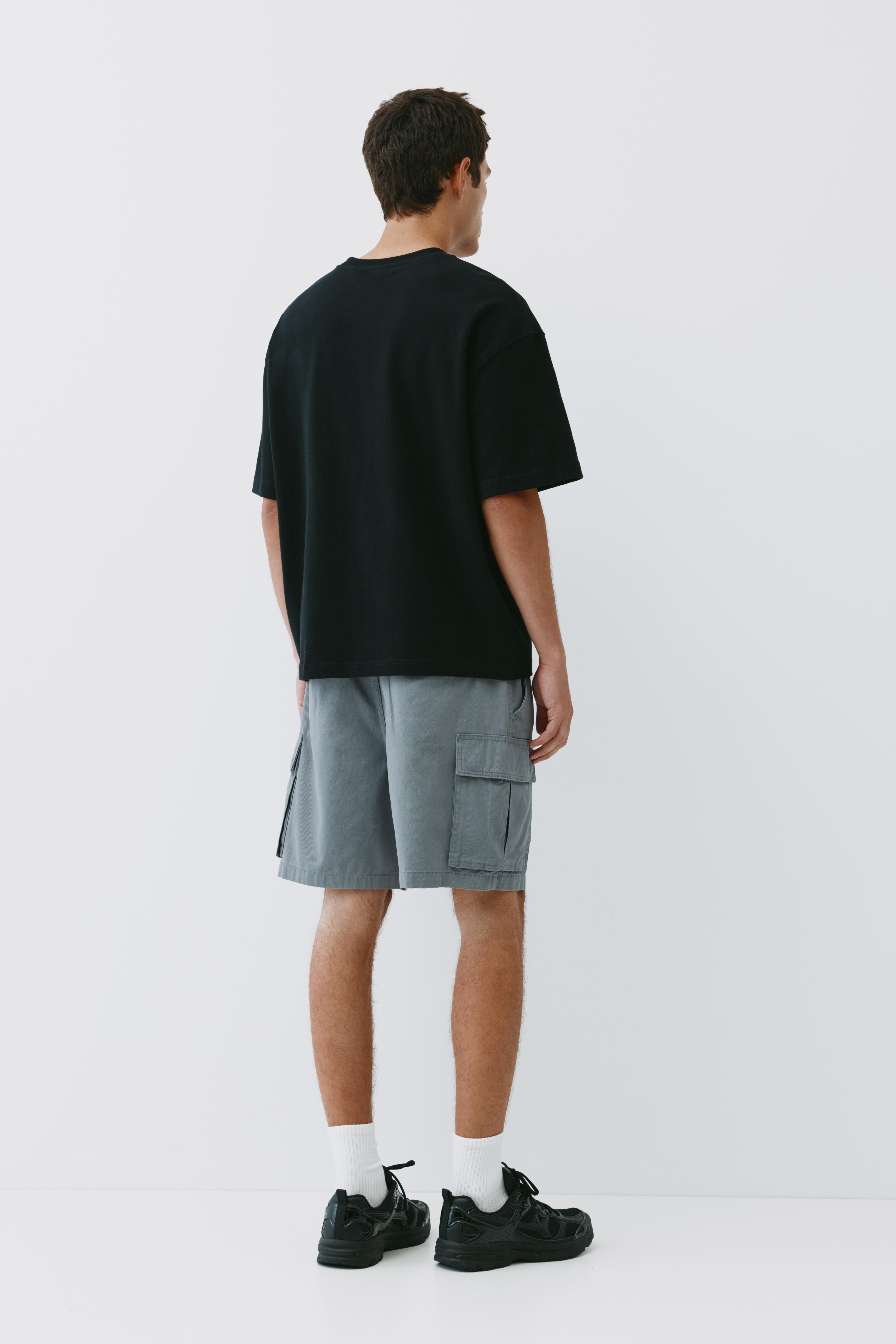 Cargo Bermuda shorts — Grey