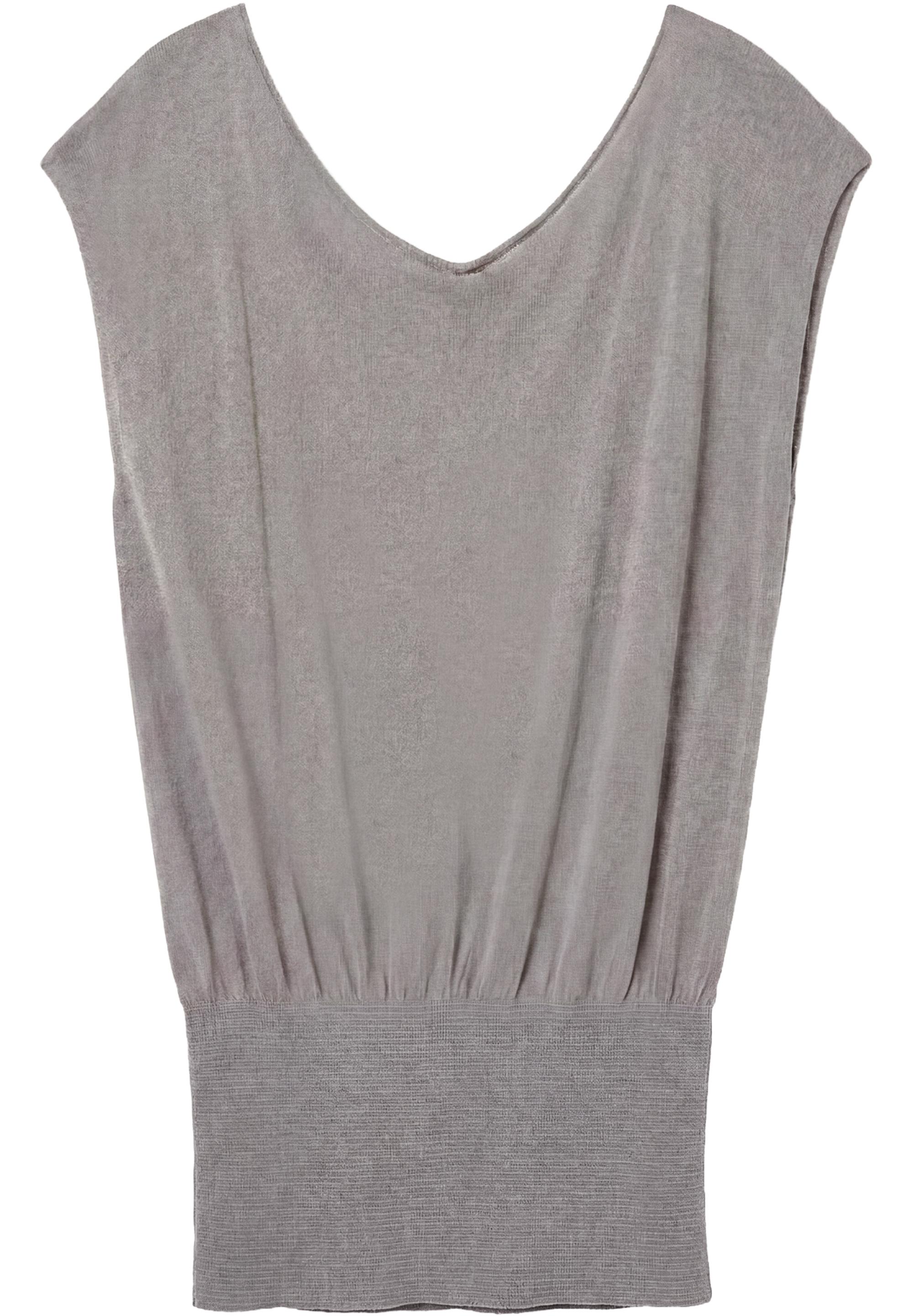 Elastic waist top — Steel