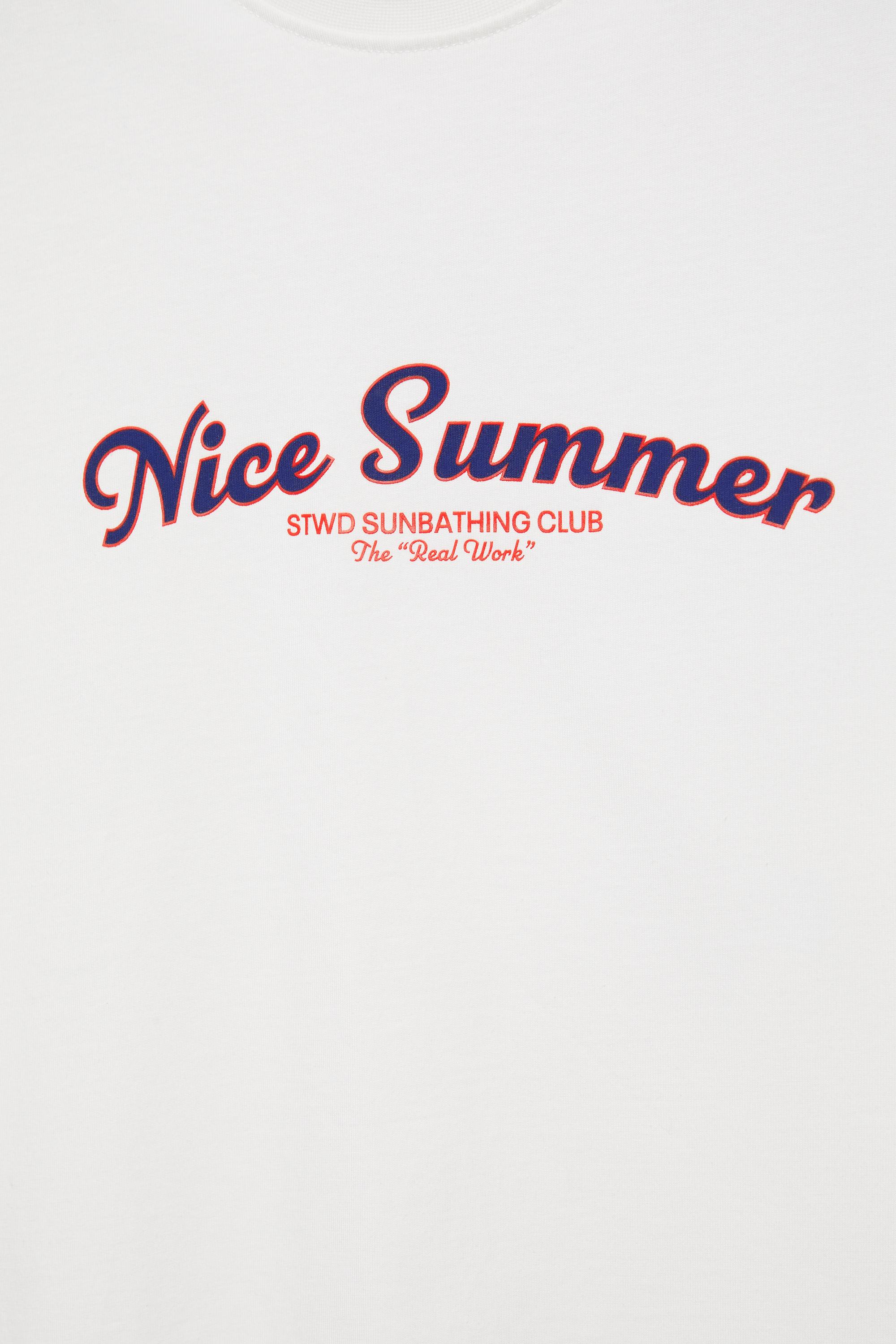 STWD Nice Summer T-shirt — Off white