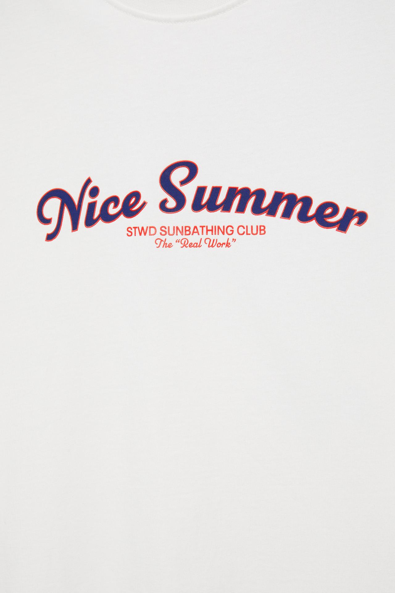 STWD Nice Summer T-shirt — Off white