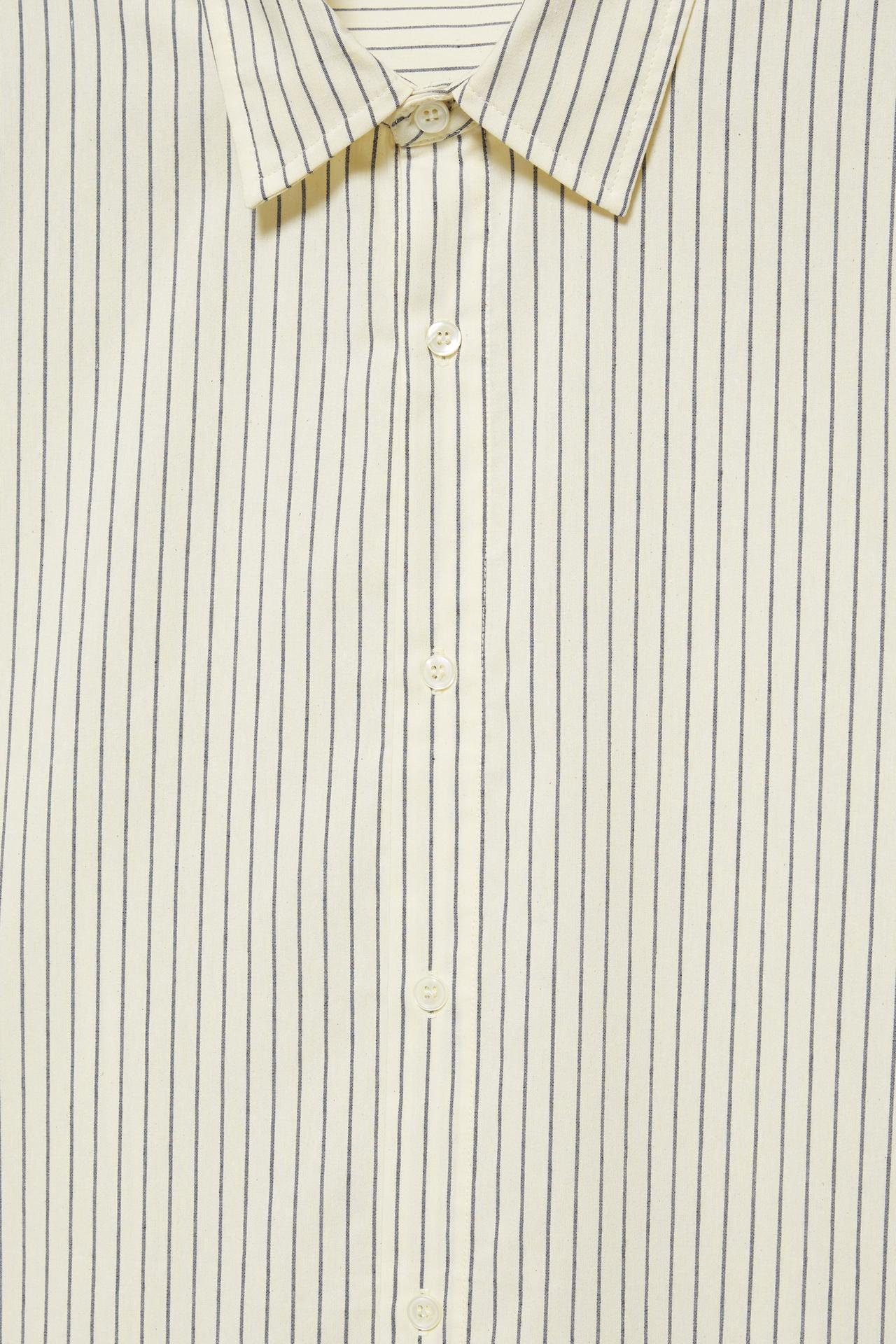 Striped long sleeve shirt — Vanilla