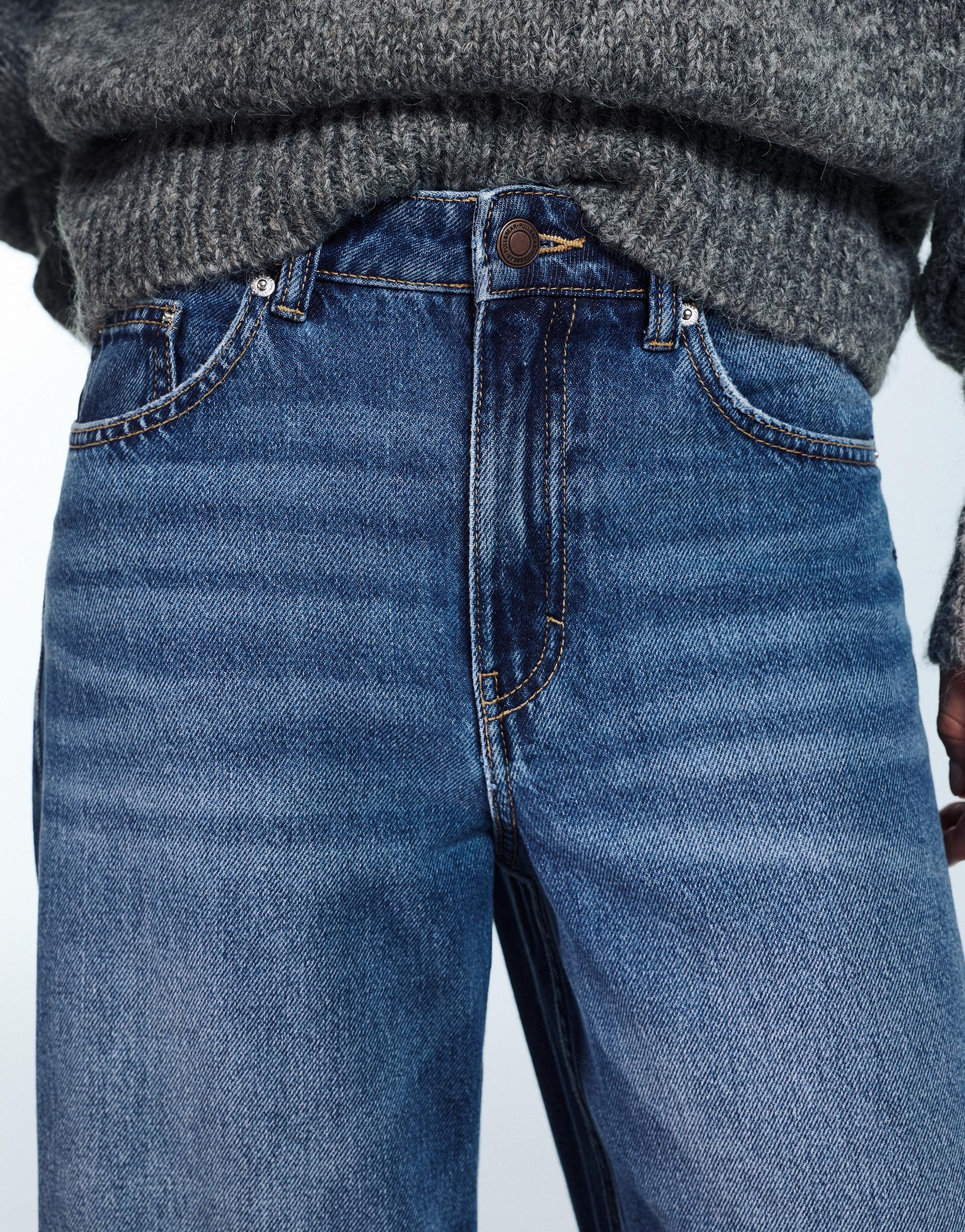 Wide leg yüksek bel jean - Görsel 177