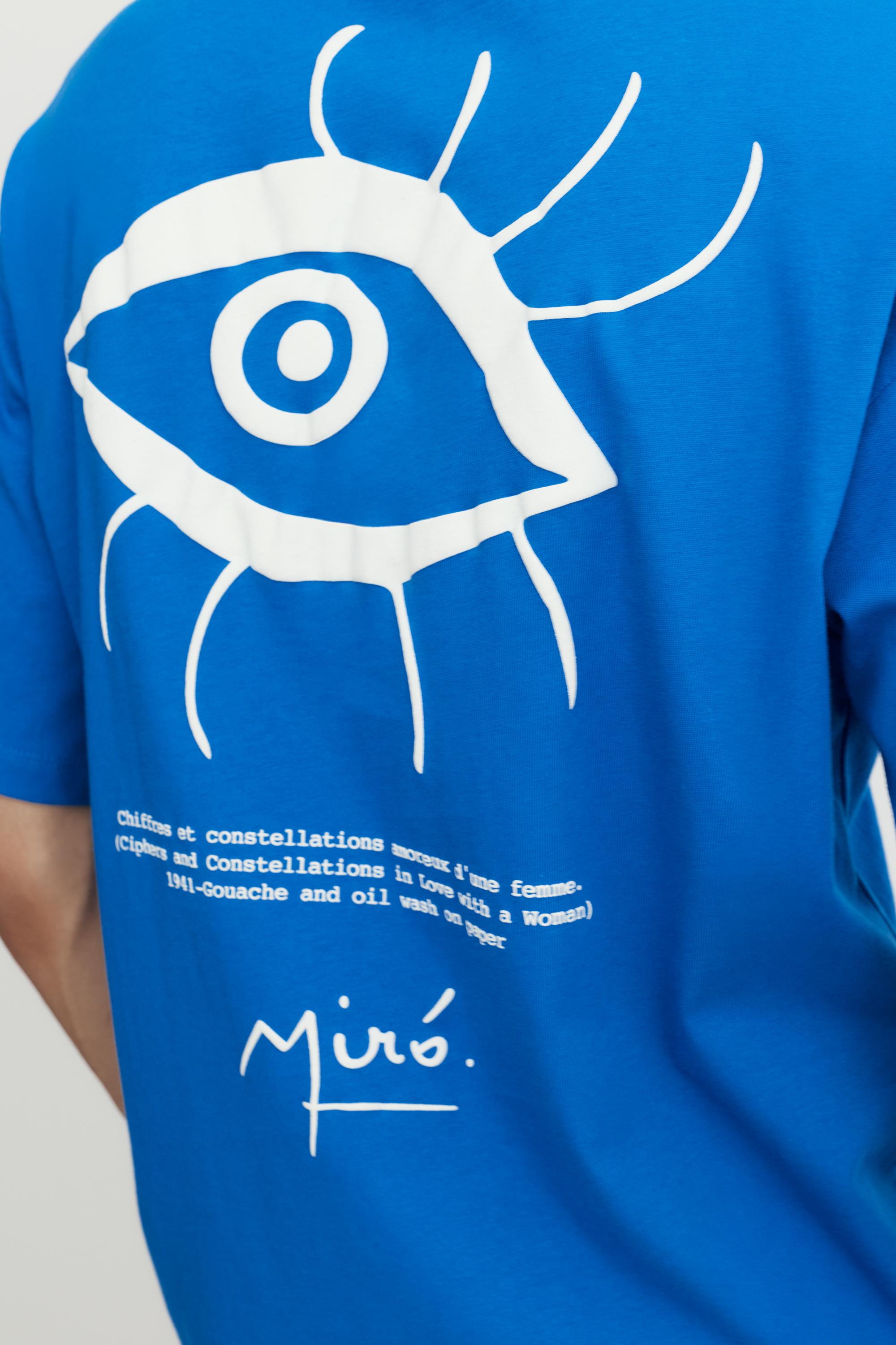 Miró relaxed fit T-shirt — Deep blue