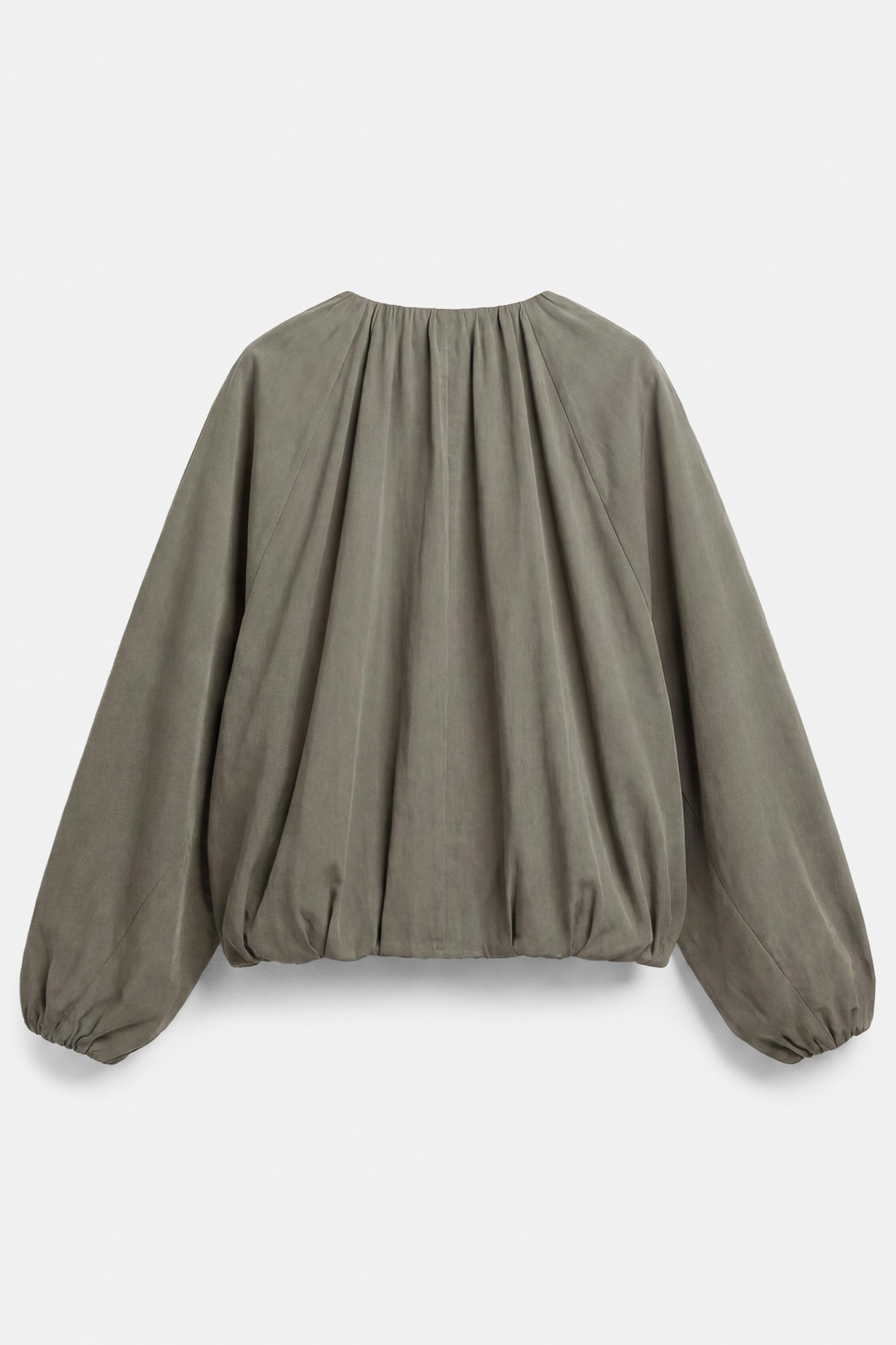 Balloon bomber jacket — Khaki