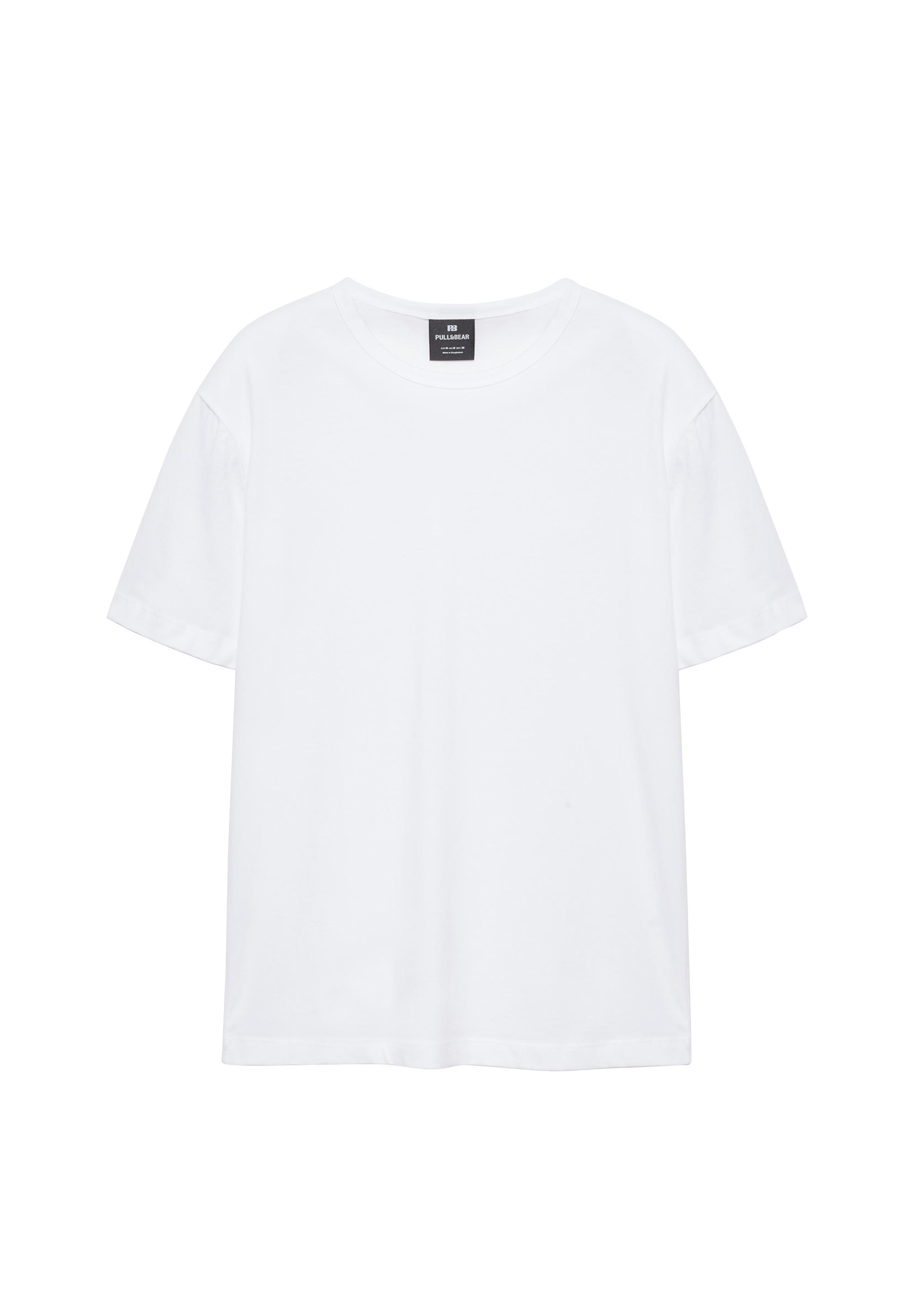 Slim fit basic T-shirt — White