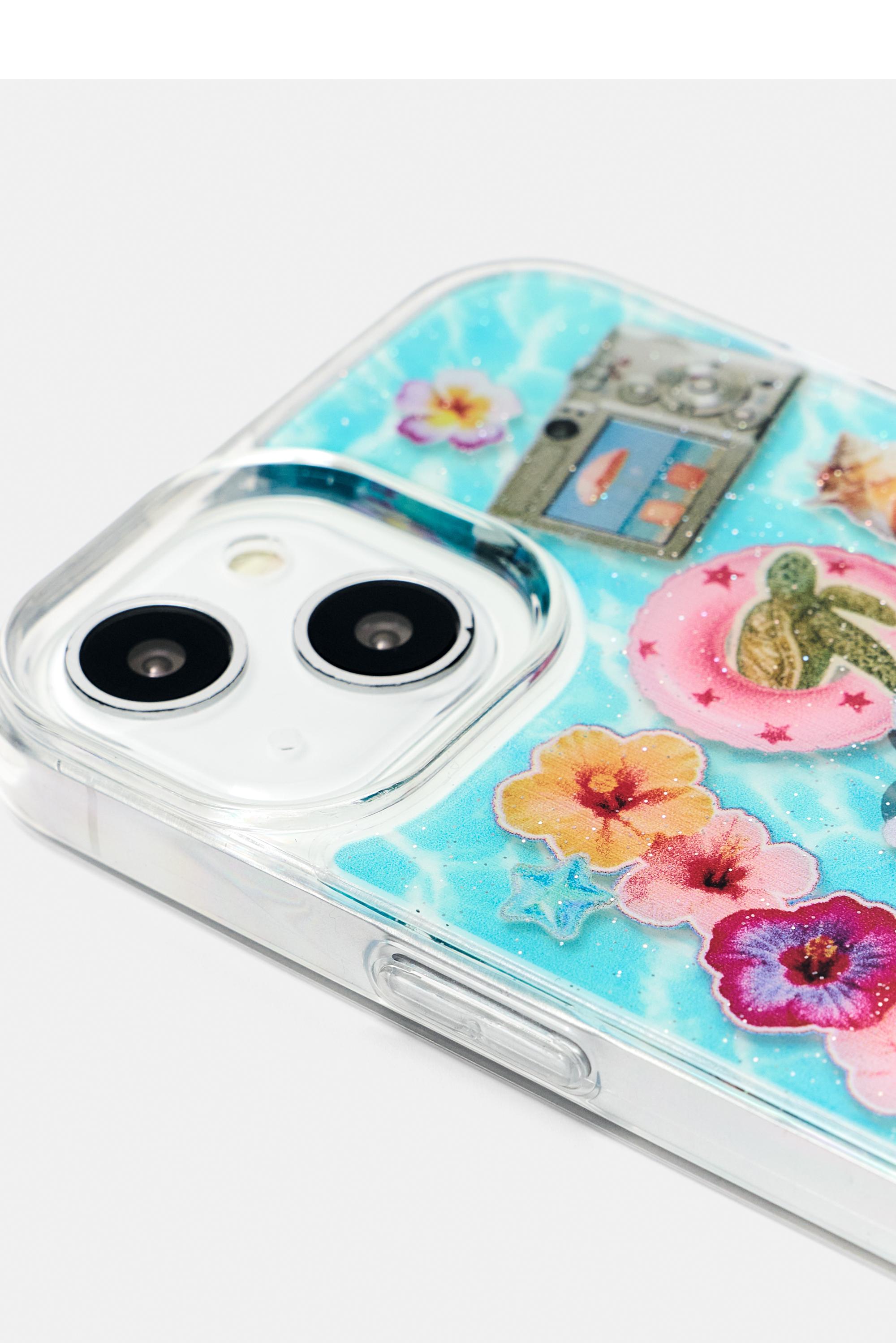 Sticker iPhone case — Blue
