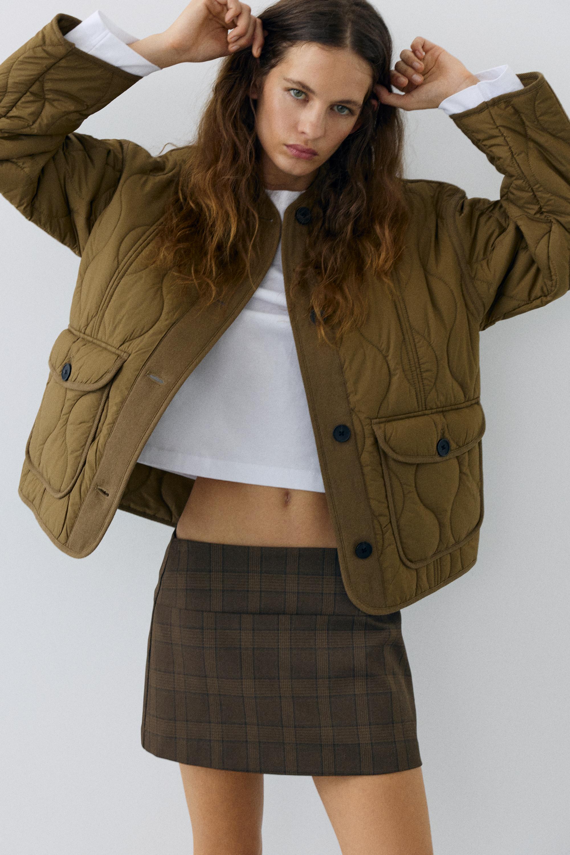Mini skort — Dark brown