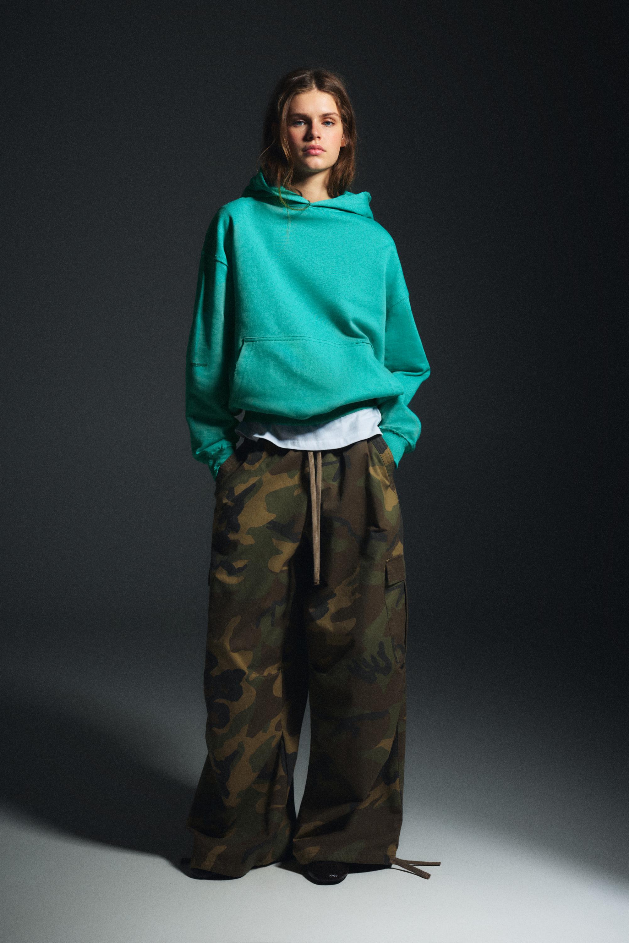 Pull&Bear STWD kutu kesim sweatshirt görsel 8