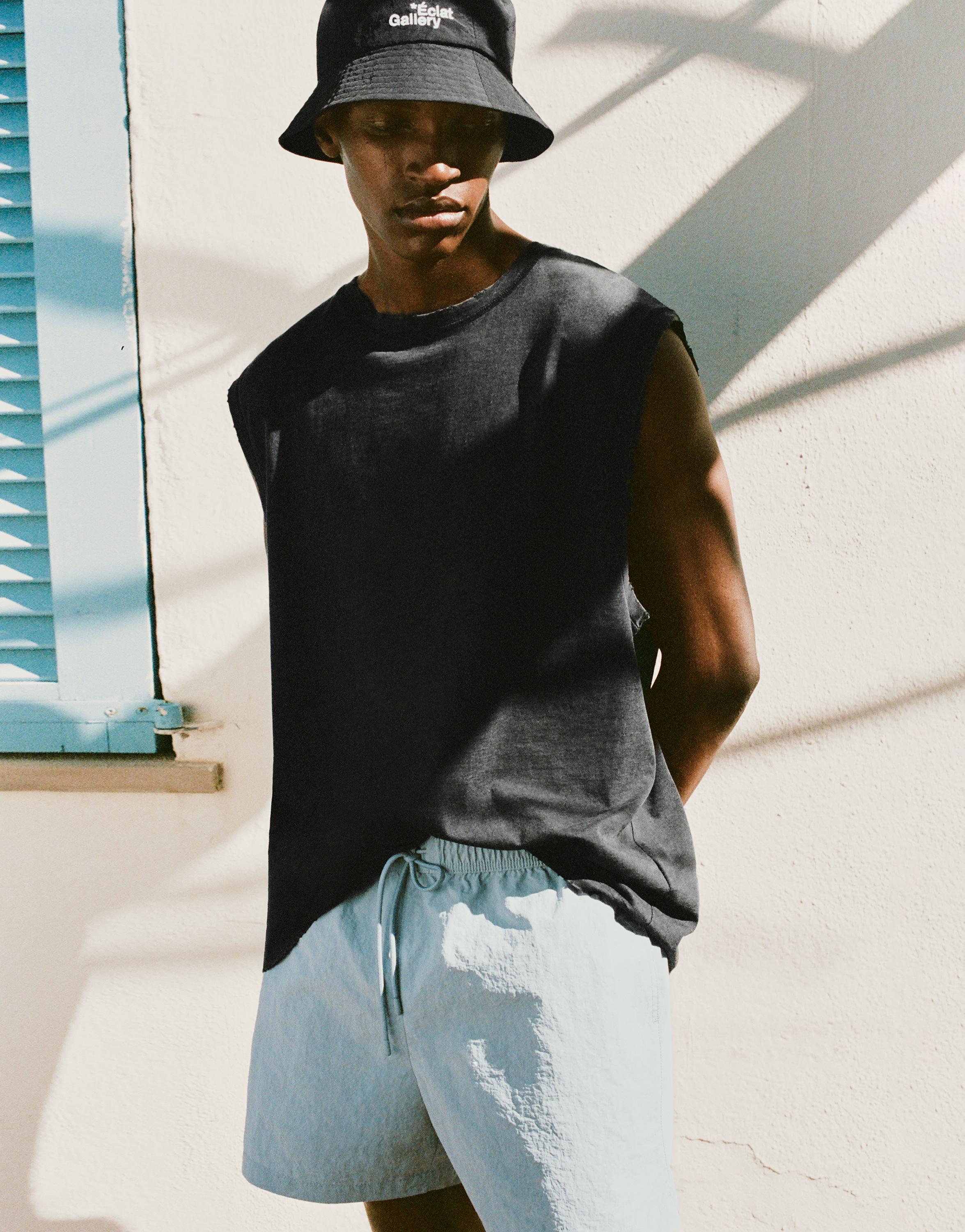 Regular fit swim shorts — Navy