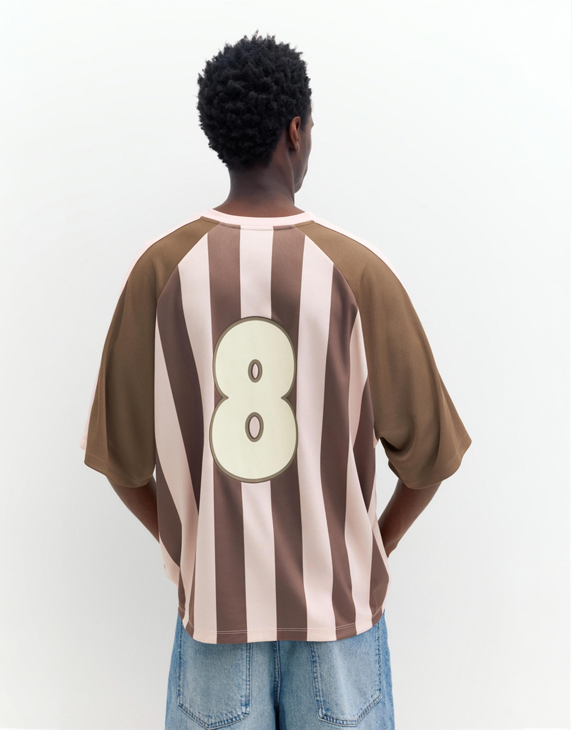 Çizgili Amsterdam futbol tişörtü - Görsel 6