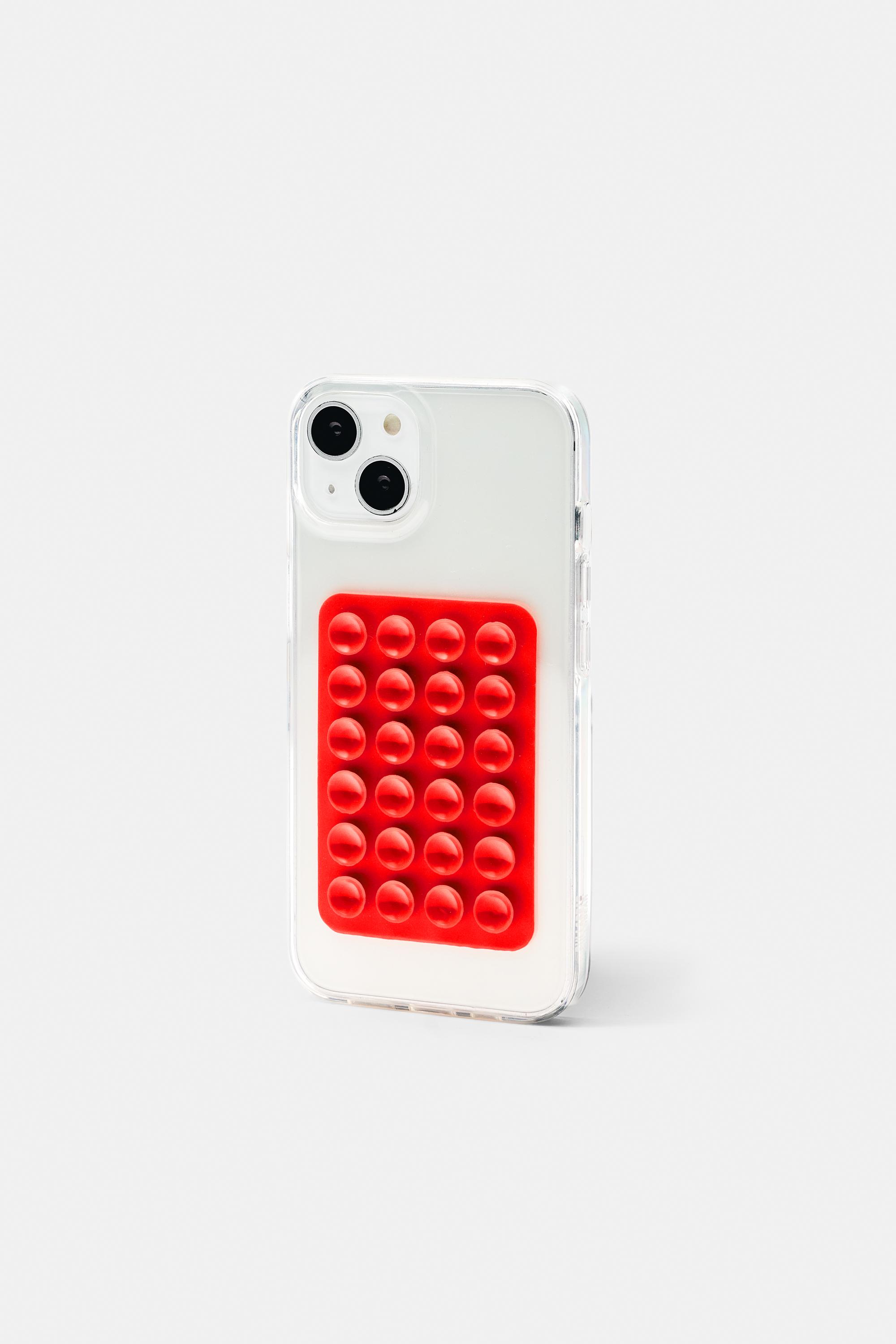 Suction cup iPhone case — Red