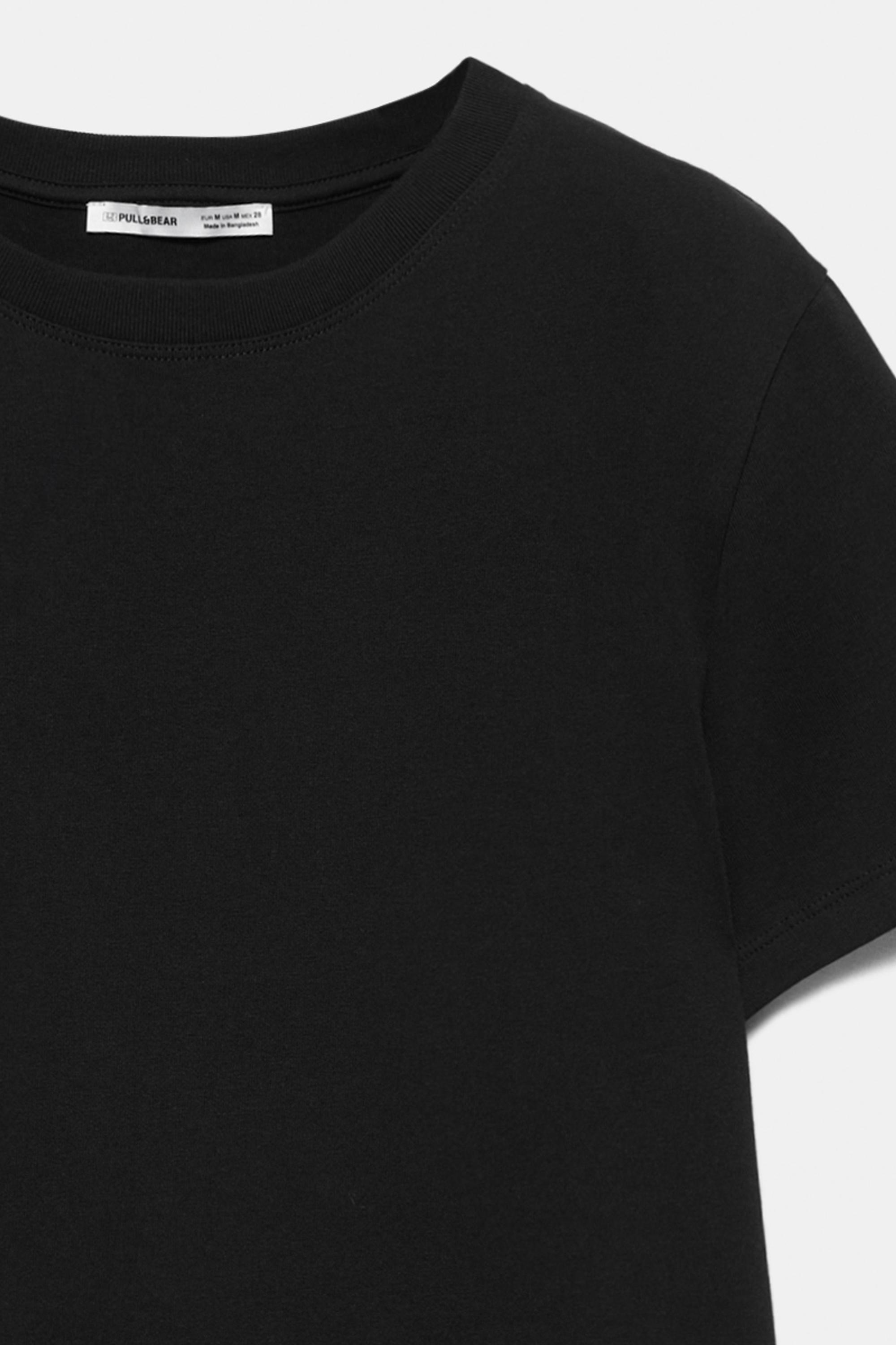 Short sleeve T-shirt 100% cotton — Black