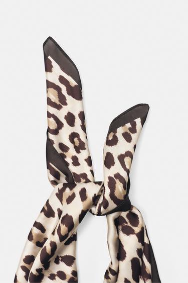 Leopard print bandana — Brown 5