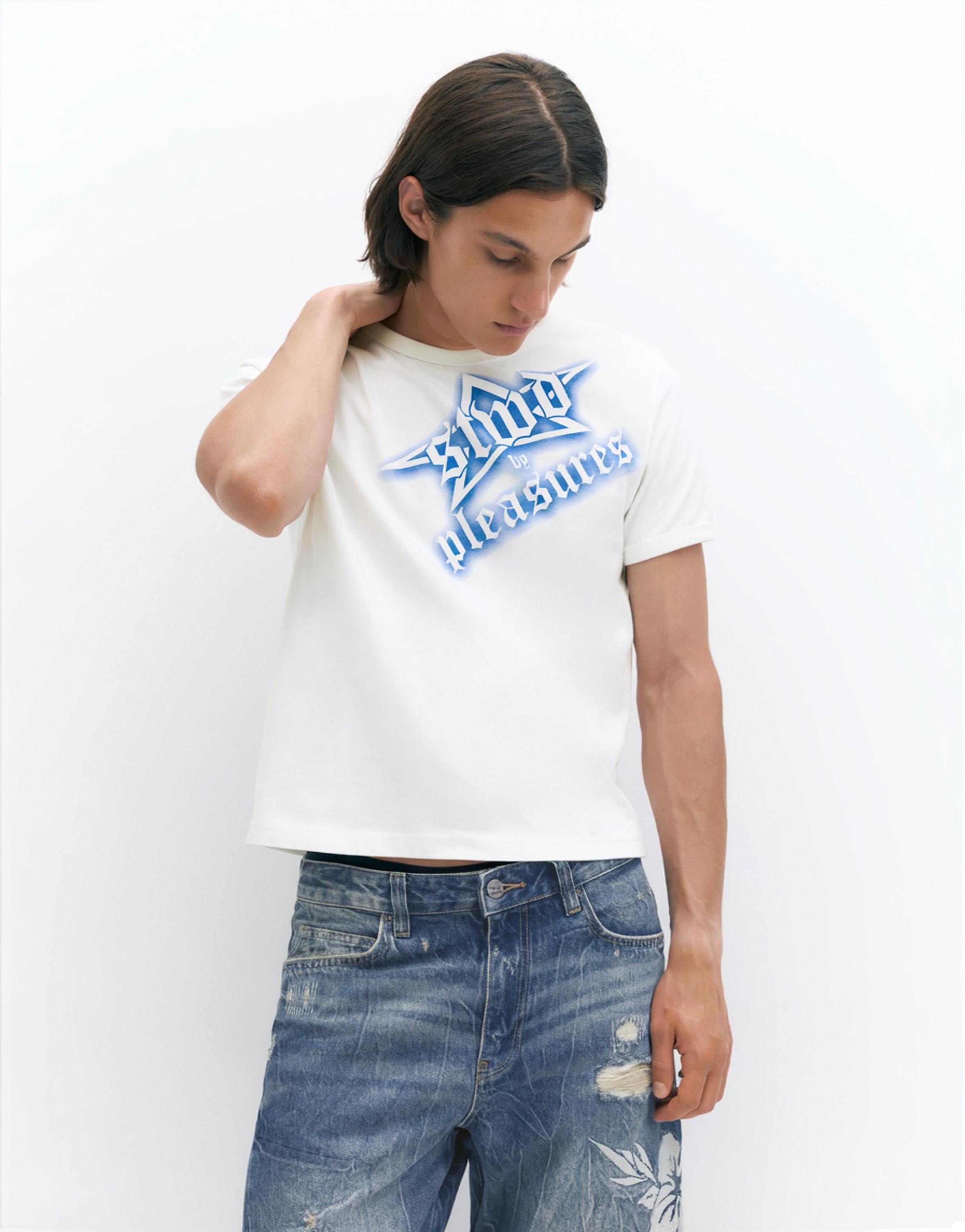 Pleasures x STWD T-shirt — White