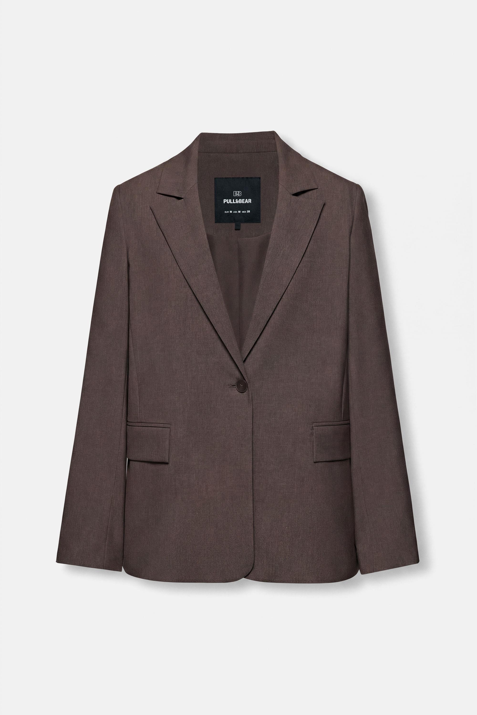 Basic blazer — Brown
