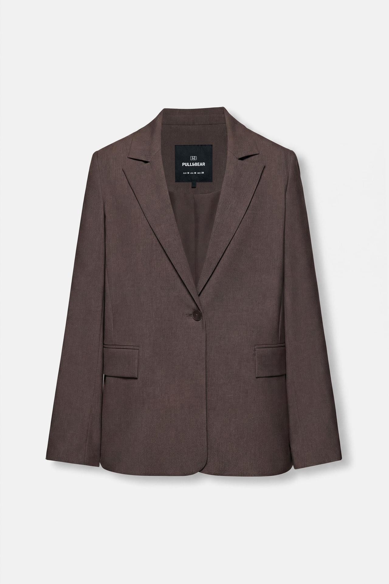 Basic blazer — Brown