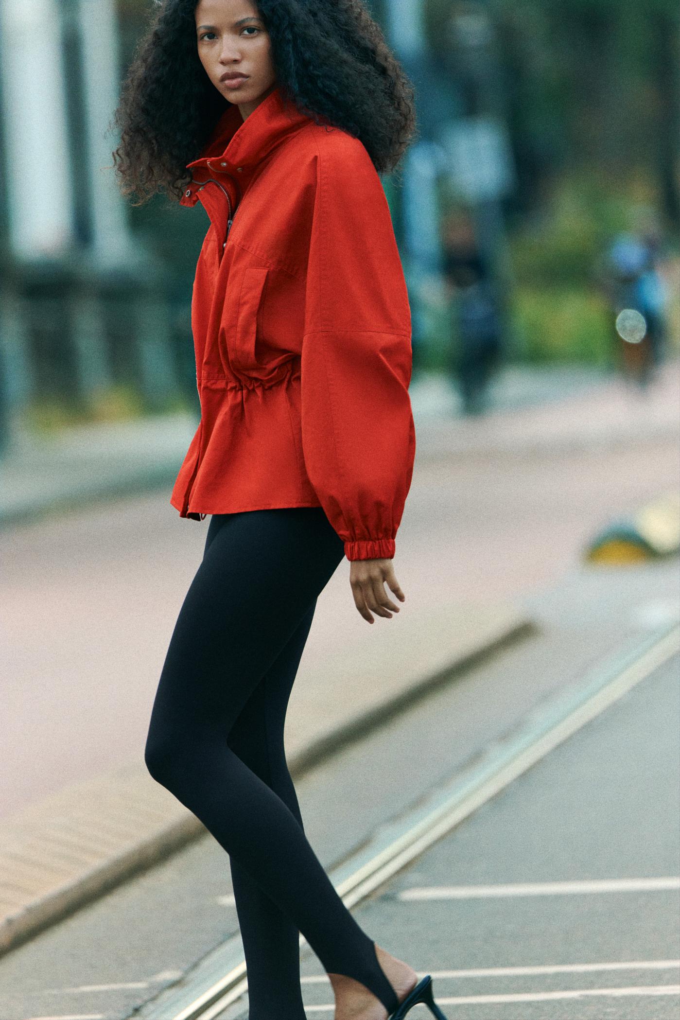 Fine stirrup leggings — Black