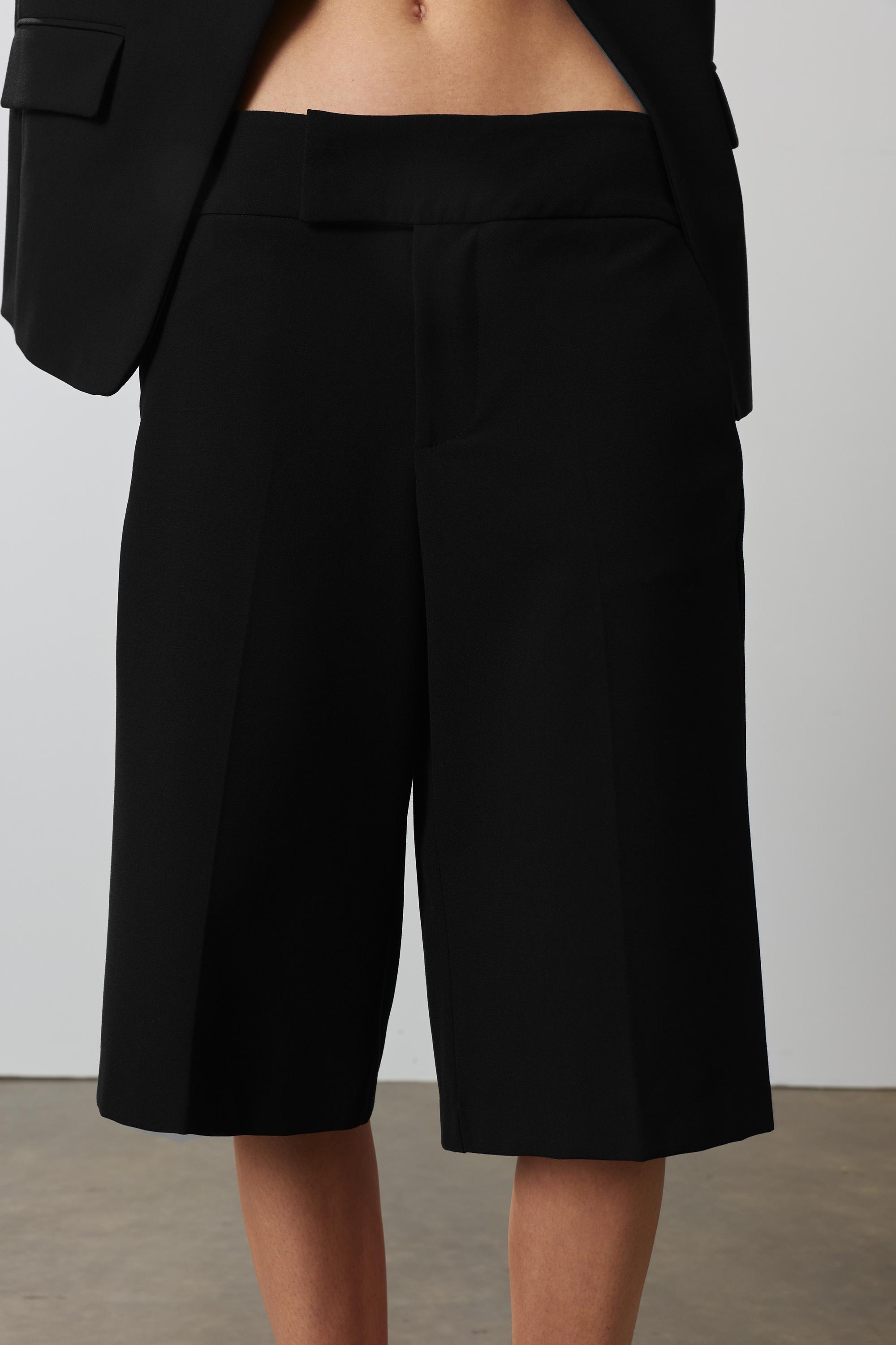 Tailored Bermuda shorts — Black