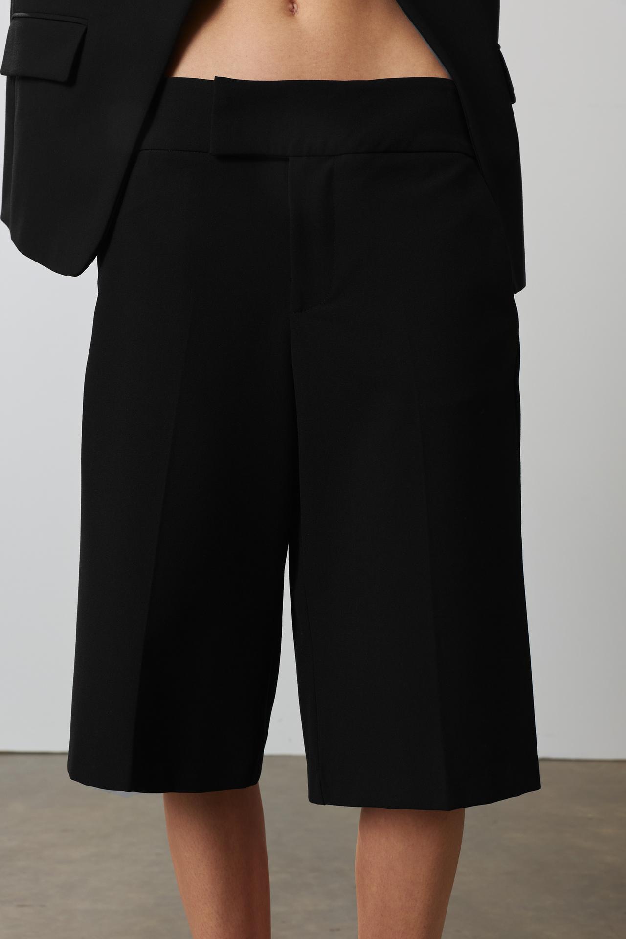 Tailored Bermuda shorts — Black